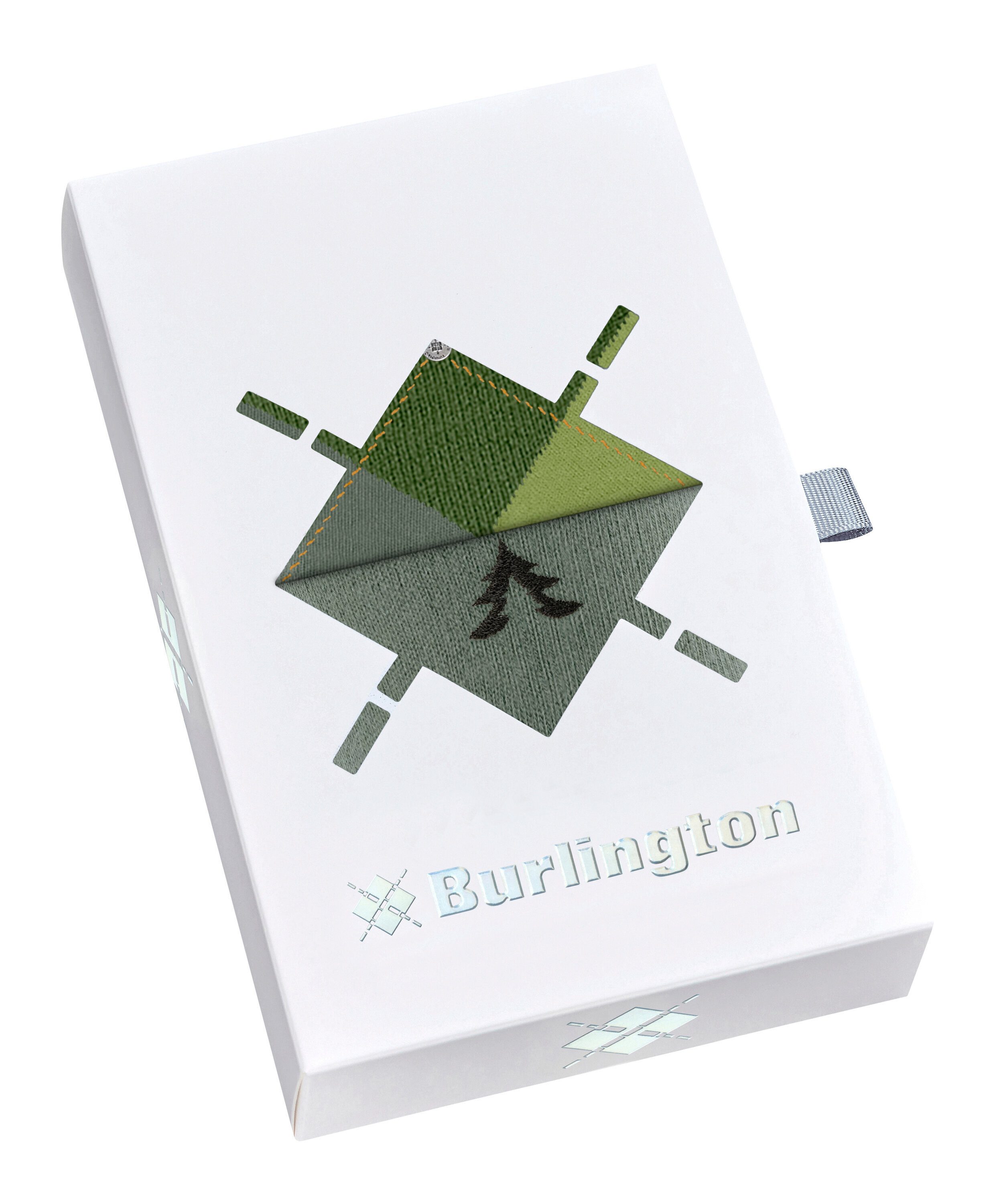 Burlington Socken Everyday X-Mas Socken (2-Paar) mit Weihnachtsbestickung & Geschenk-Box