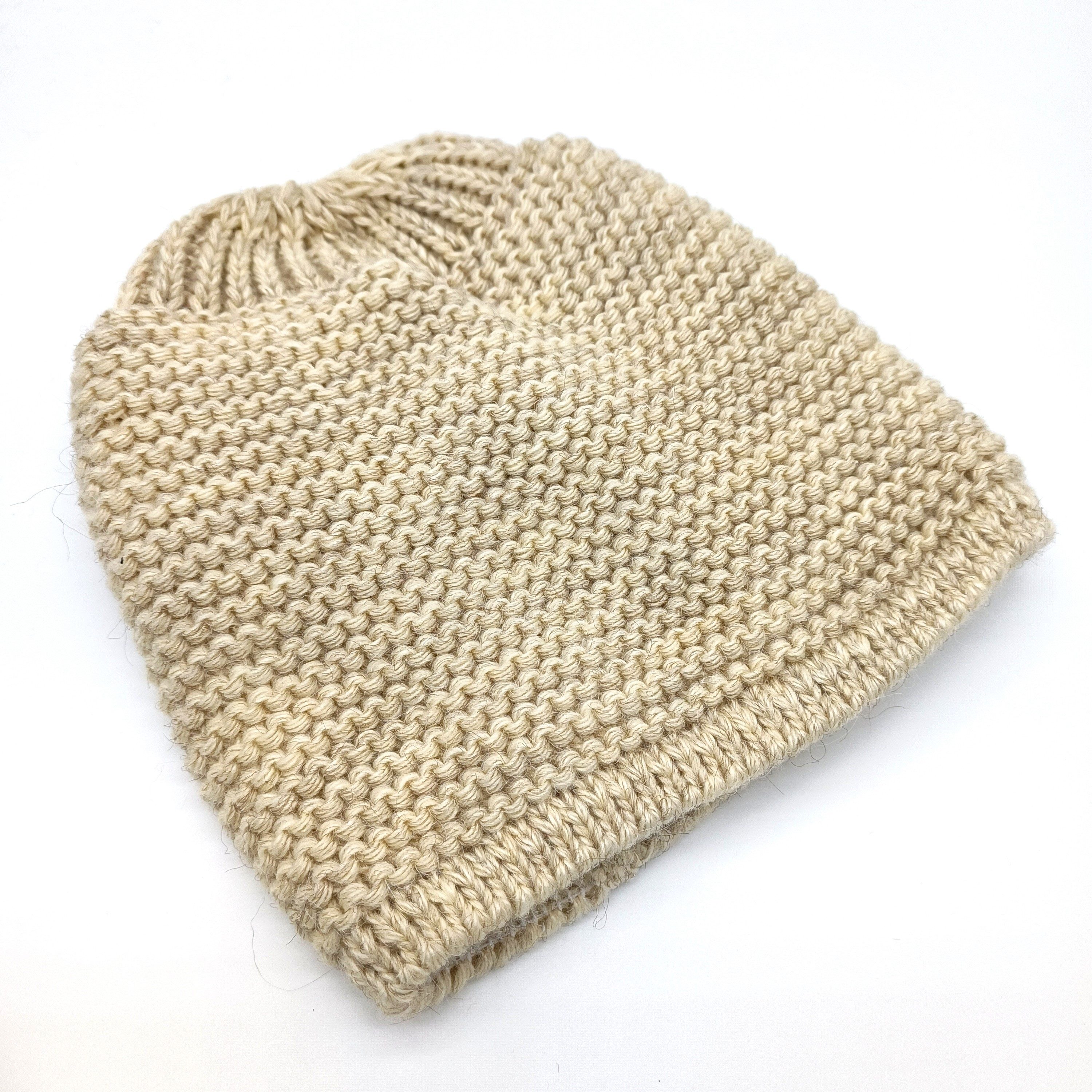 Strickmütze DA-Strickmütze beige