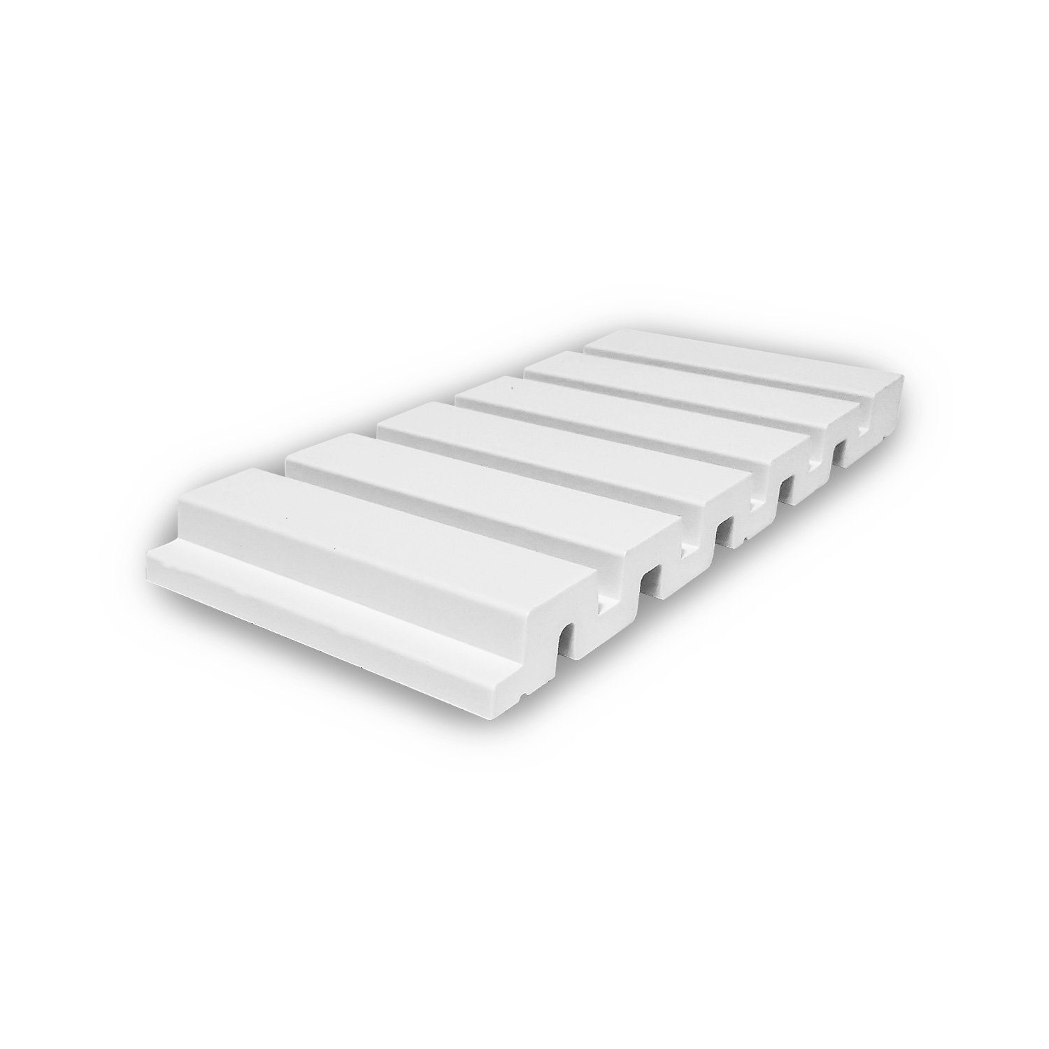 Orac Decor 3D Wandpaneel 1 MUSTERSTÜCK S-W111 10 cm MUSTER 3D Wandpaneel Zierelement, BxL: 25x10 cm, (1 MUSTERSTÜCK, Produktmuster, 1-tlg., Muster des 3D Wandpaneels) weiß