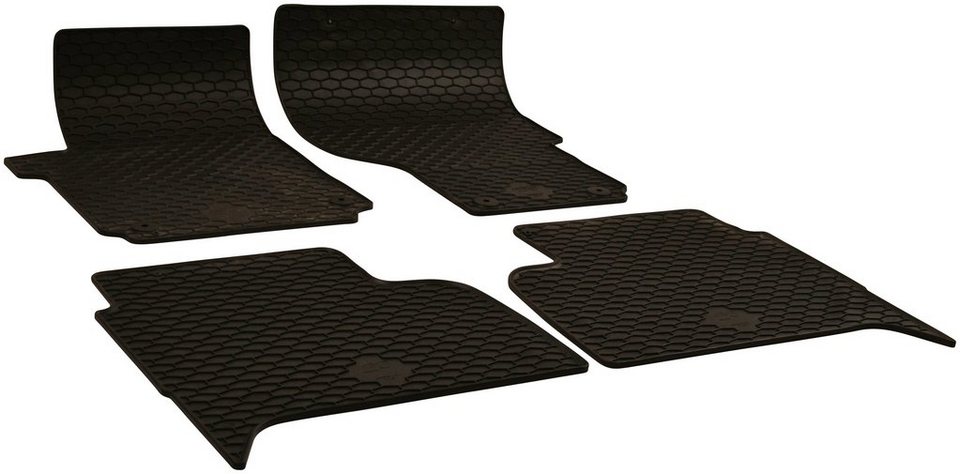 WALSER Passform-Fußmatten (4 St), für VW Amarok Pick-Up, für VW Amarok  09/2010-Heute, 4-teilig