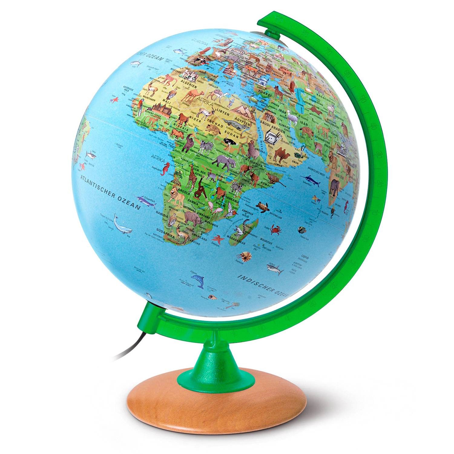 Räthgloben Globus Kinder-Leuchtglobus KS 25 25 Globus für Kinder beleuchtet günstig online kaufen