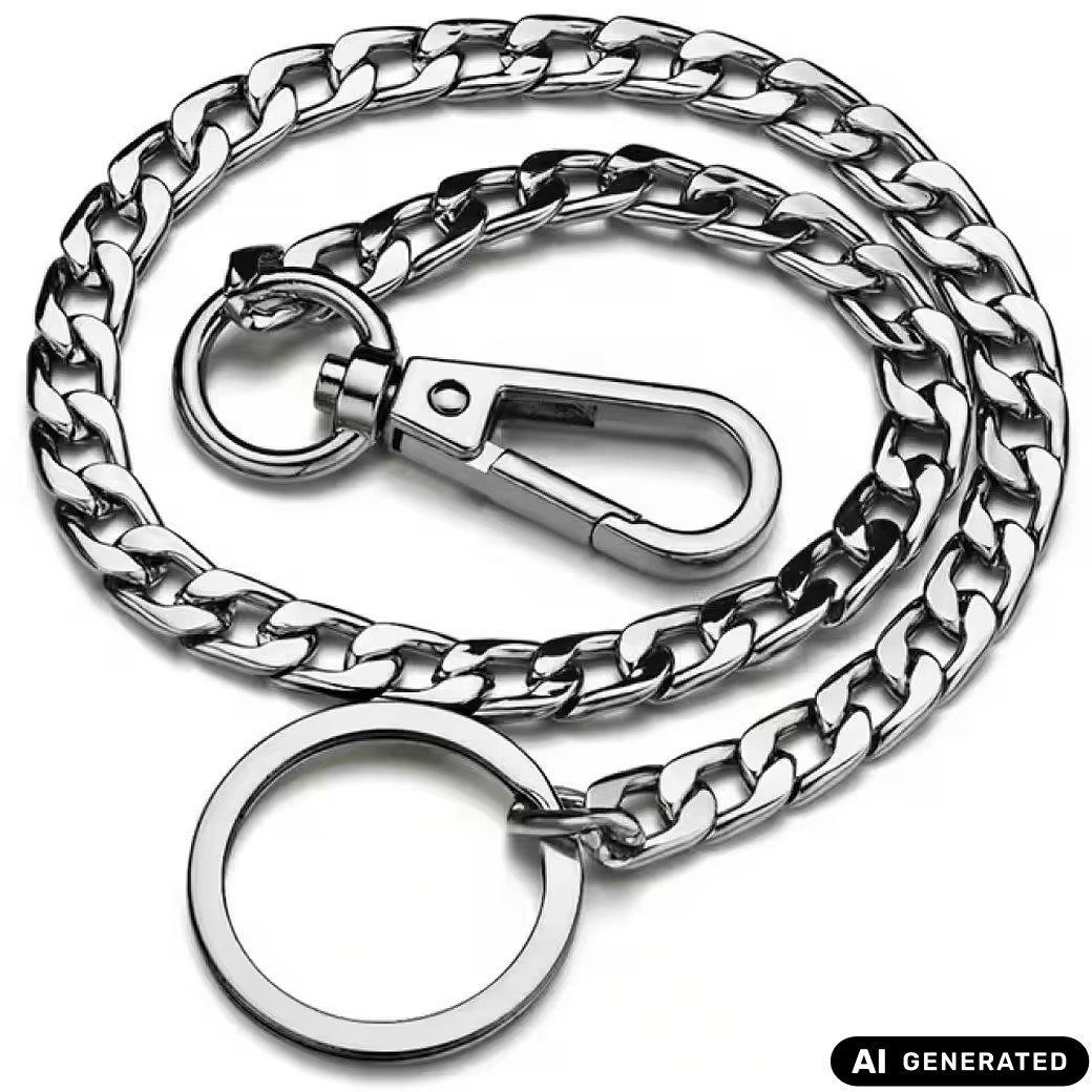 Ware aus aller Welt Hosenkette Schlüsselkette Brieftasche Kette für Biker Trucker Punk Kette 42cm