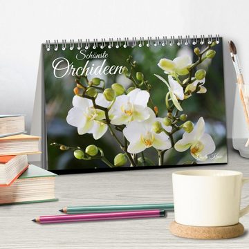 CALVENDO Wandkalender Schönste Orchideen (Tischkalender 2024 DIN A5 quer)