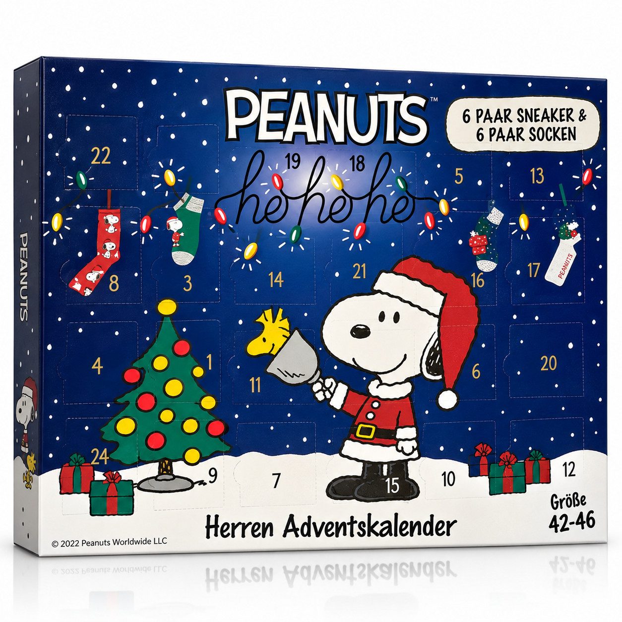 Sockswear Socken Peanuts Socken Adventskalender