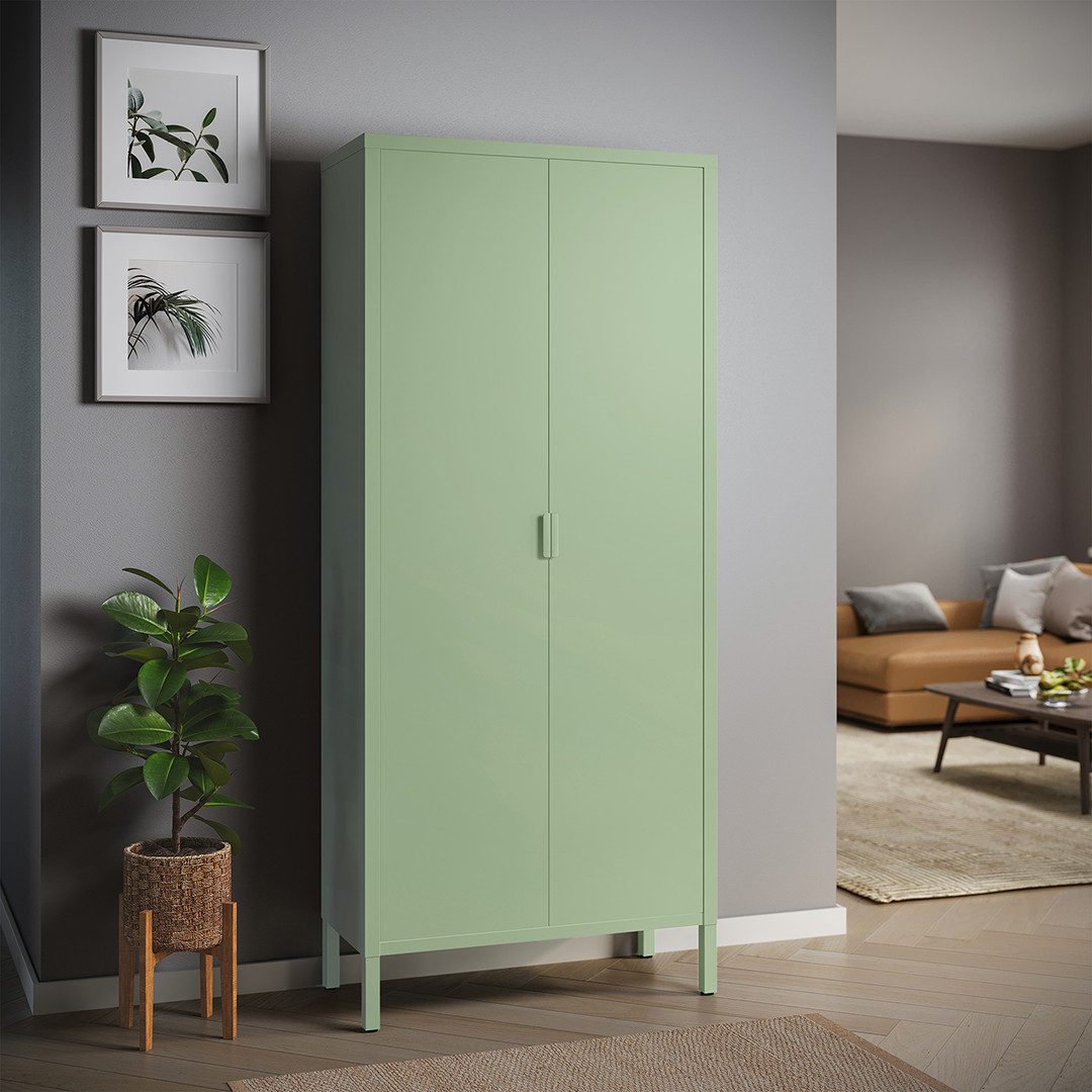 skølm. Kleiderschrank Ituri aus Stahl, 170x80x45 günstig online kaufen