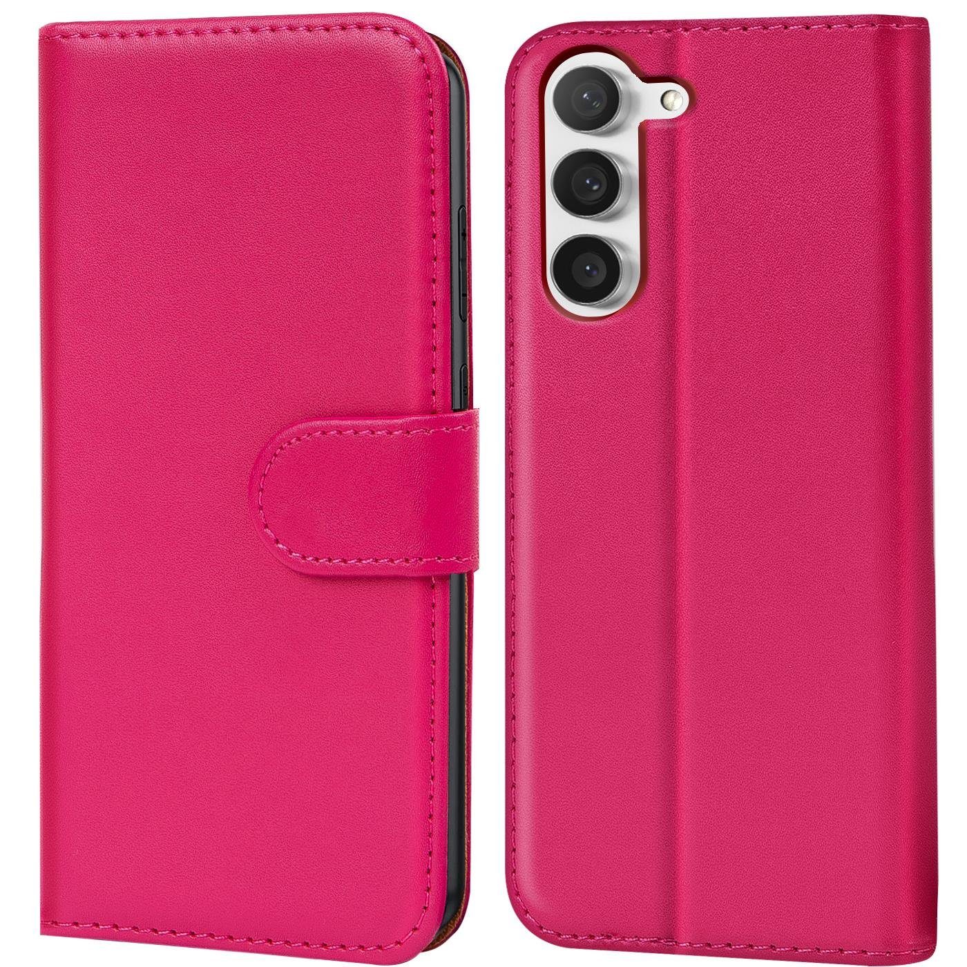 CoolGadget Handyhülle Wallet Klapp Tasche Book Case für Samsung Galaxy S23 6,1 Zoll, Hülle Klapphülle Flip Cover Etui Schutzhülle
