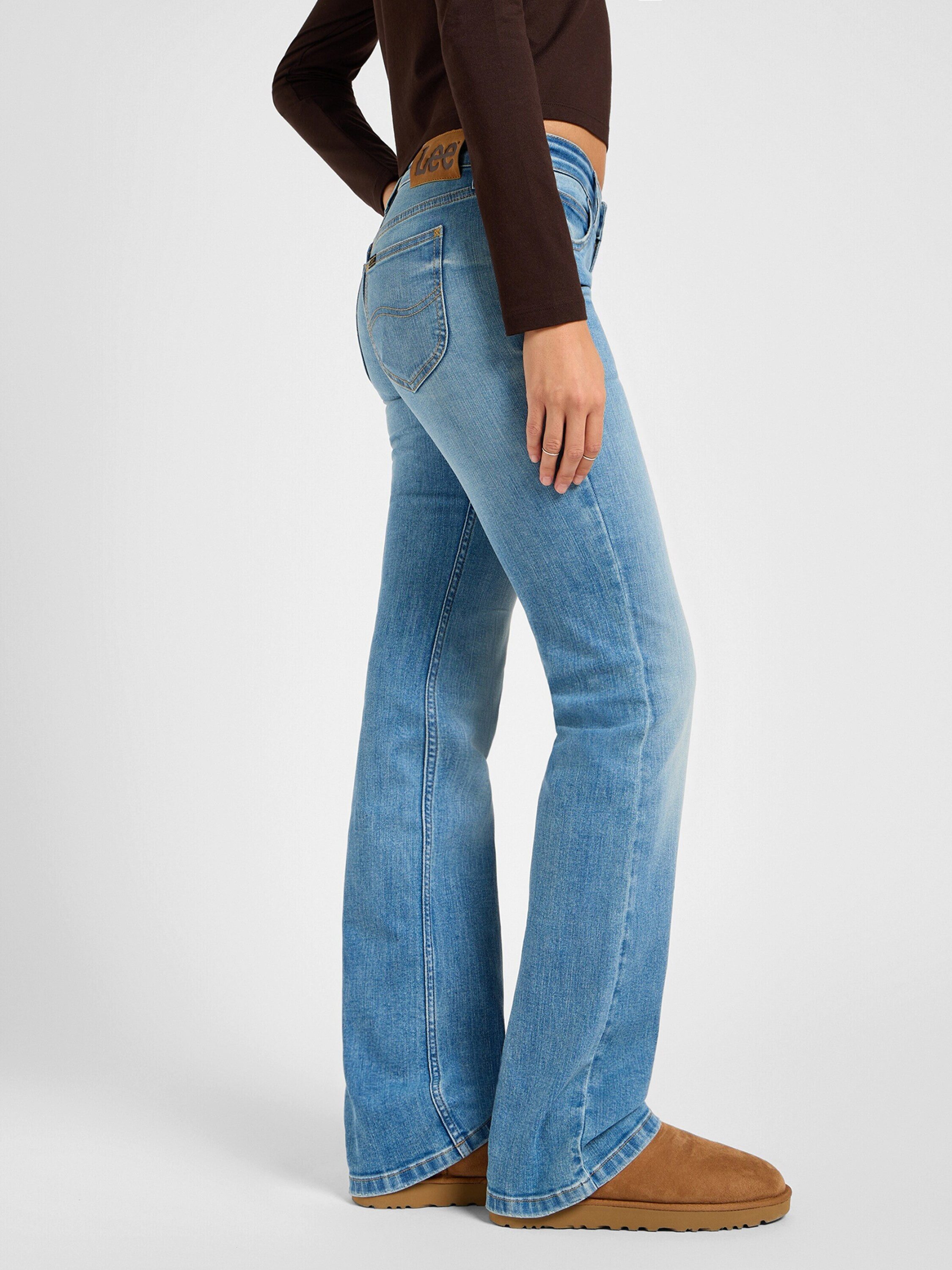 Lee® Bootcut-Jeans JESSICA (1-tlg) Plain/ohne Details