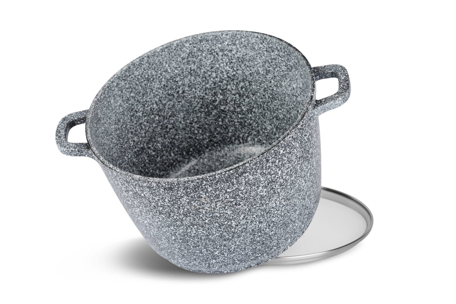 Edenberg Kochtopf 4.5Liter Kochtopf Suppentopf Spargeltopf Soßentopf Topf Glas, Keramik, Aluminiumguss (4-tlg., Eine ideale Geschenkidee)