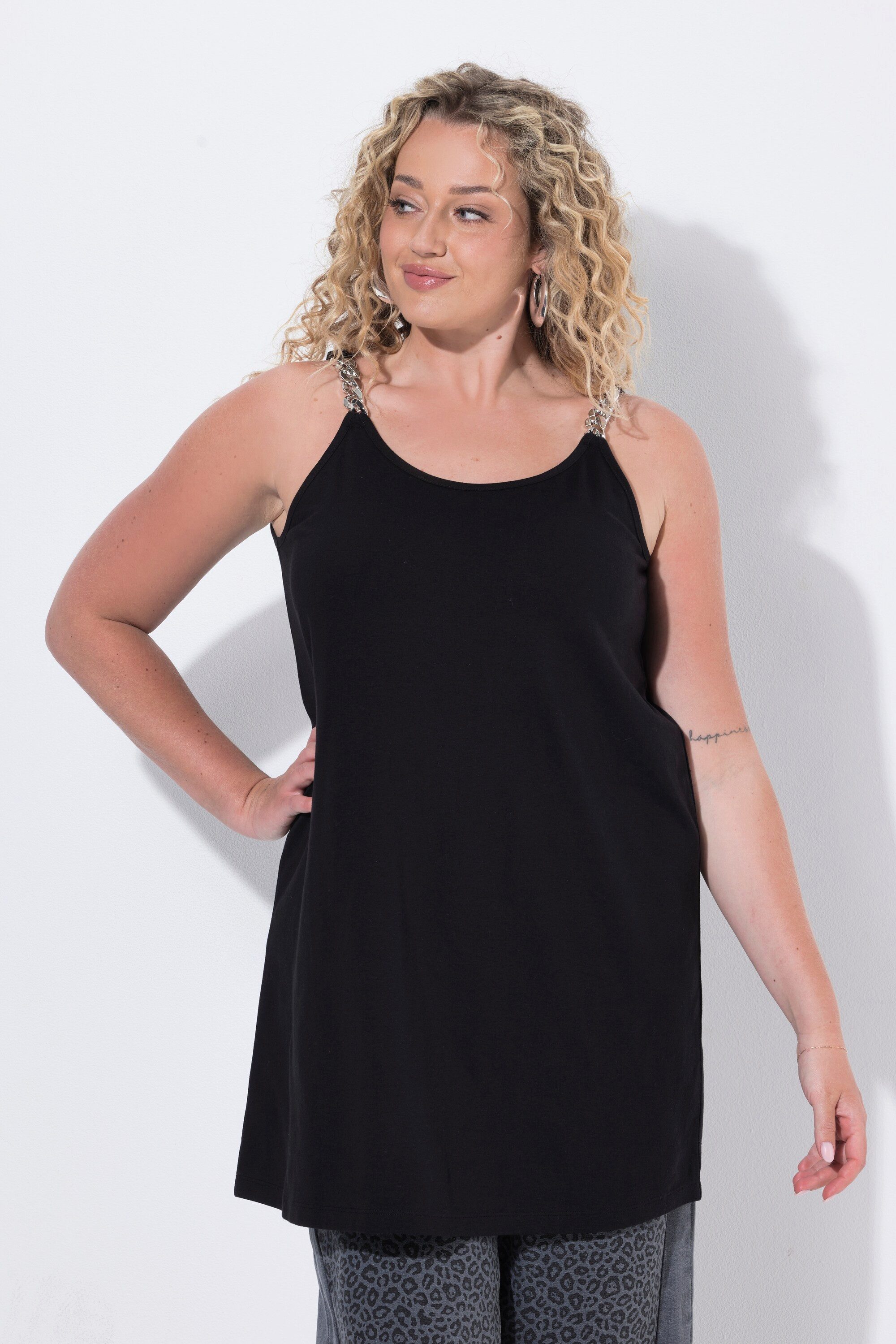 Angel of Style Longtop Top A-Linie "Ketten"-Träger