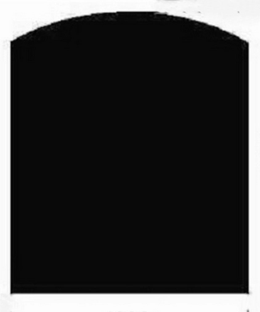 Bodenschutzplatte Heathus Segment 100 Stahl, 1-St., Stahl-Segment 100 x 120 cm, 2mm Stärke, schwarz, zum Funkenschutz