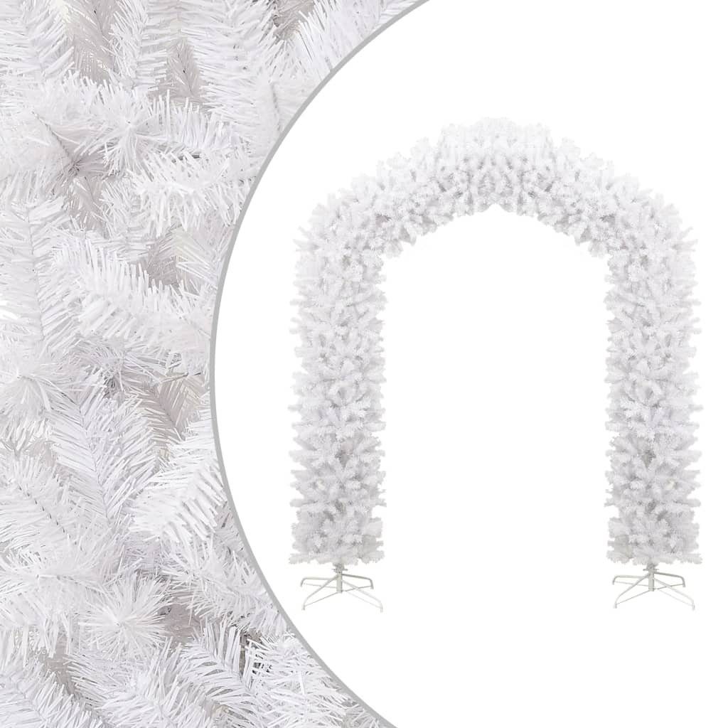 furnicato Künstlicher Weihnachtsbaum Weihnachtsgirlande Weiß 270 cm
