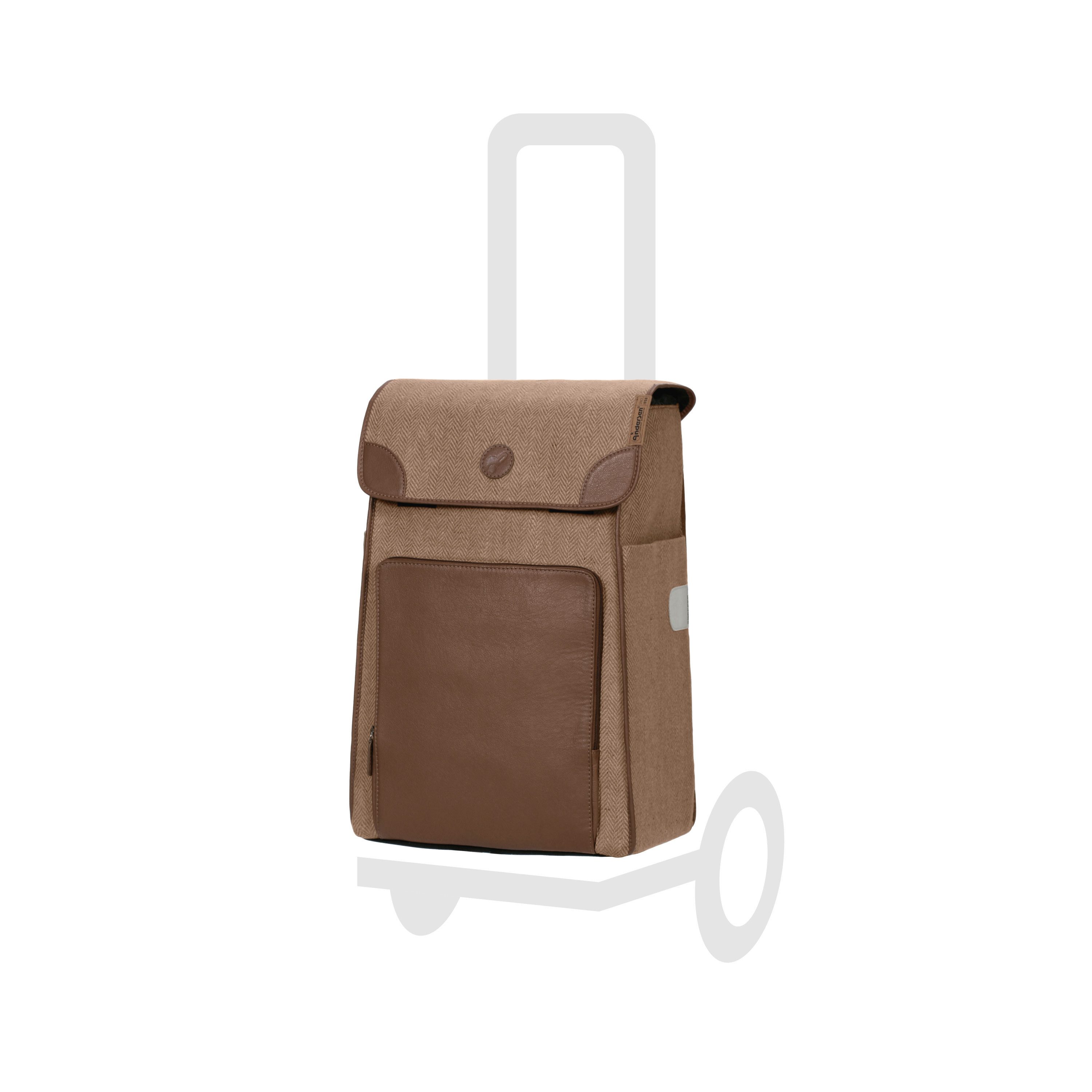Andersen Einkaufstrolley Tasche Elik braun, wasserabweisend günstig online kaufen