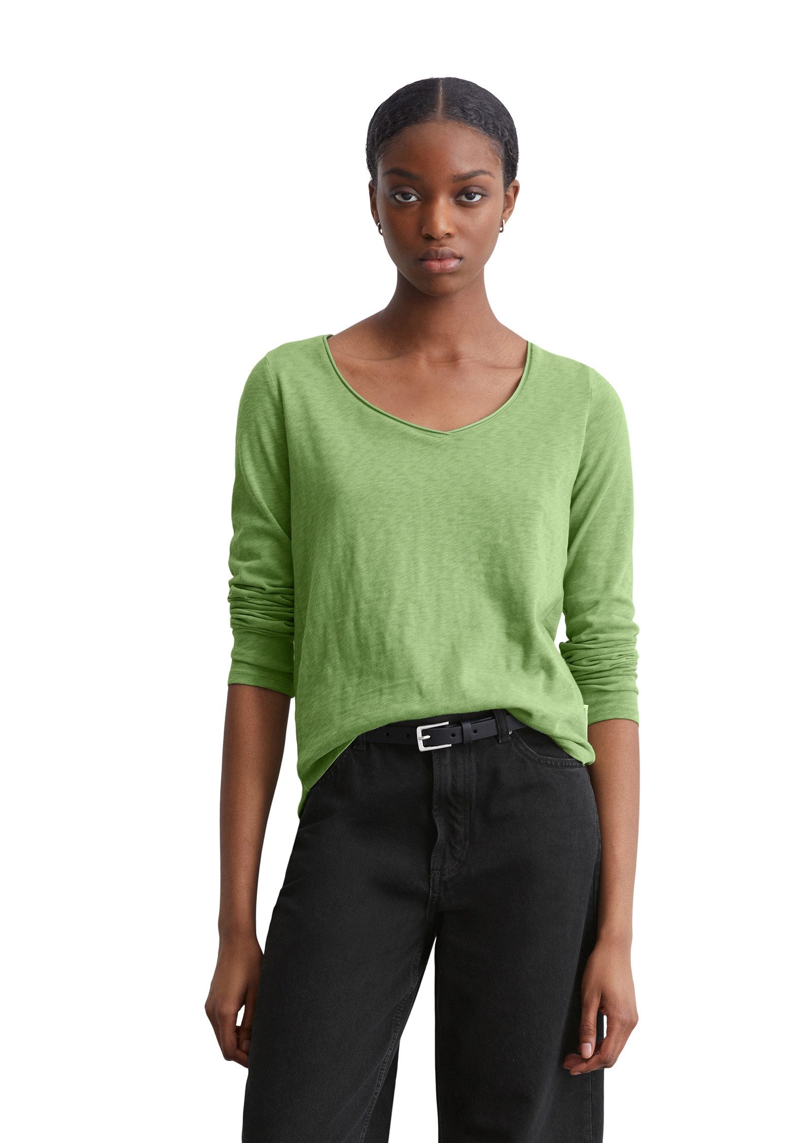 Langarmshirt aus Premium Organic Cotton