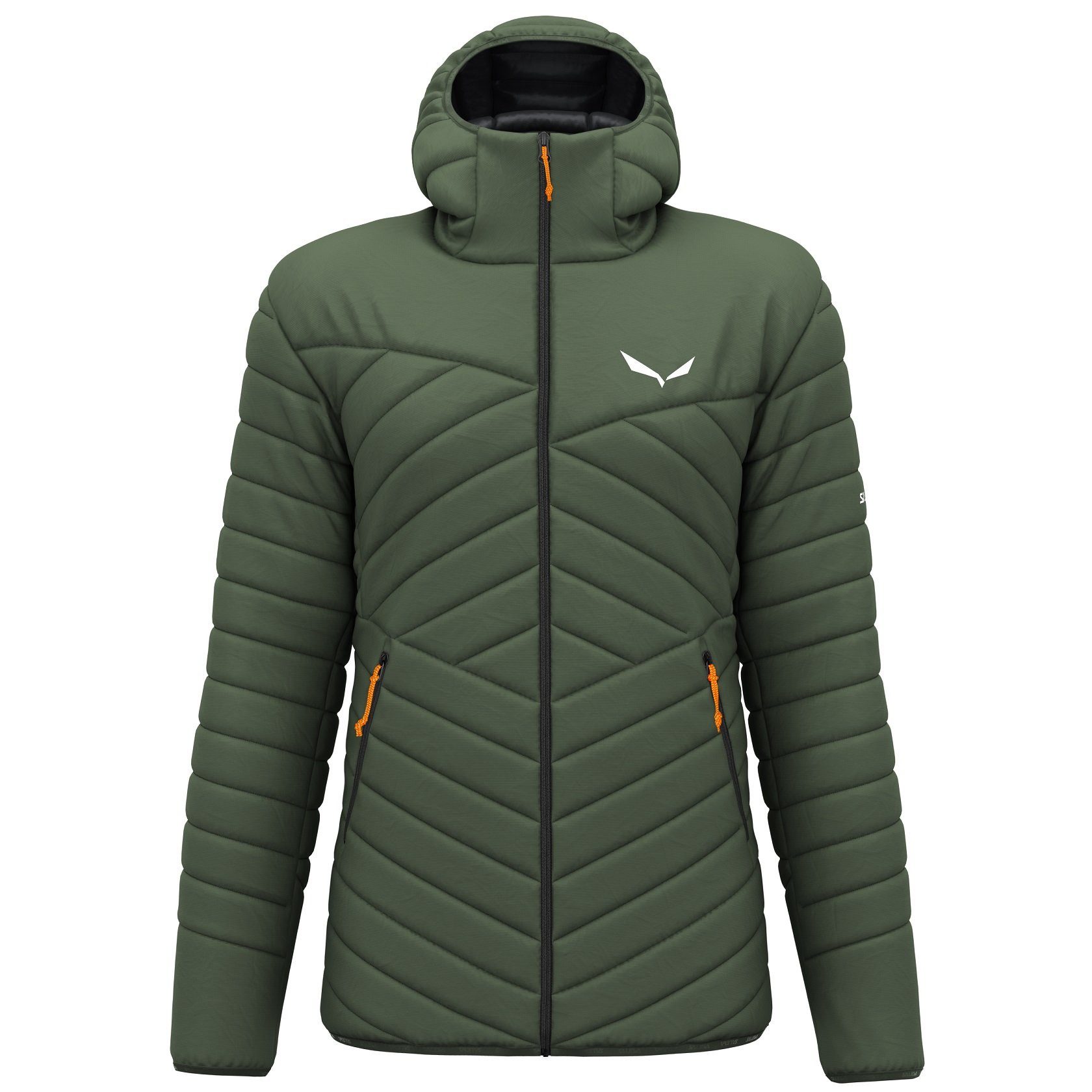 Salewa Winterjacke Daunenjacke Brenta (windbeständig und wasserabweisend) thyme grün