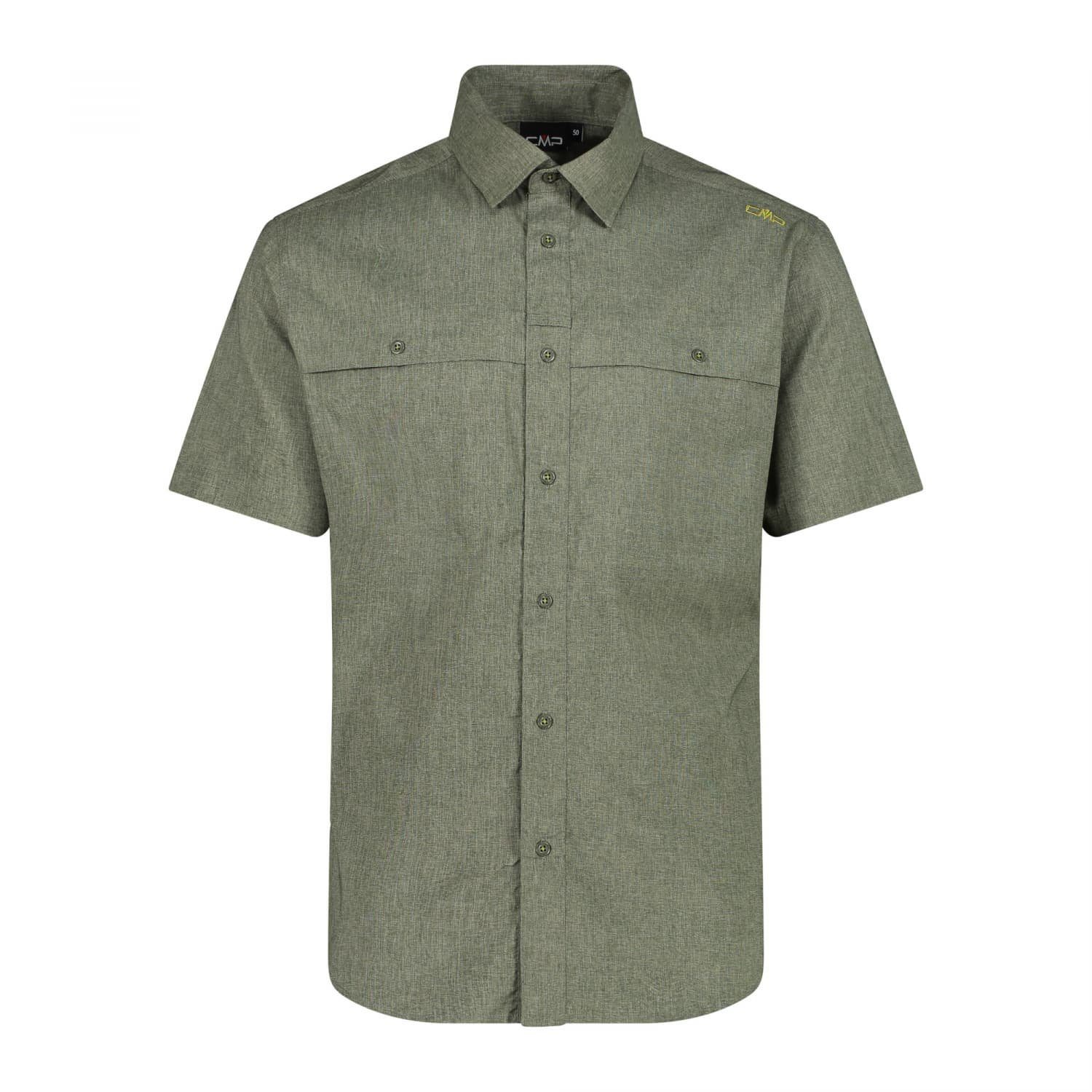 CMP Outdoorhemd MAN SHIRT OIL GREEN MEL.