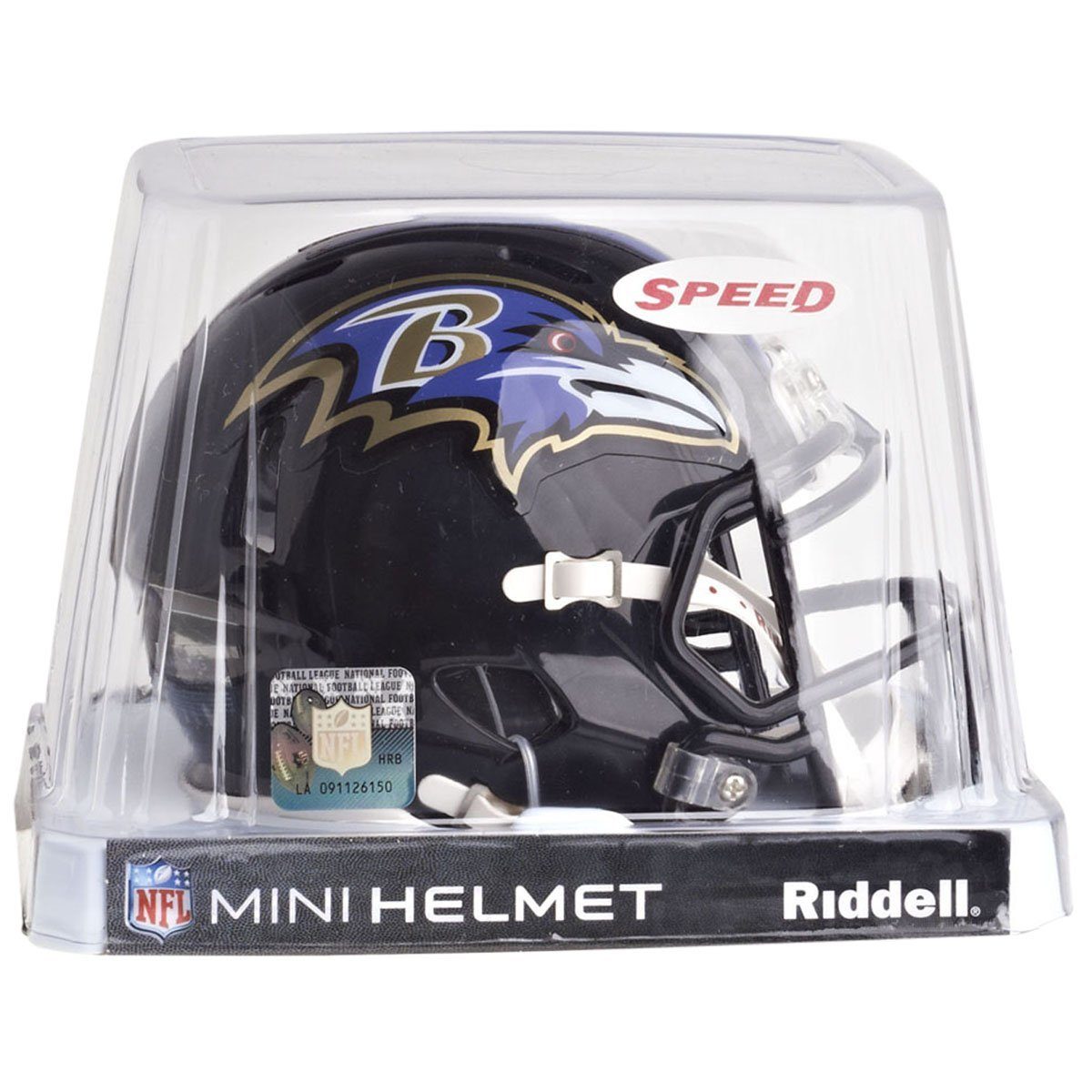 Riddell Sammelfigur Mini Football Helm NFL Speed Baltimore Ravens