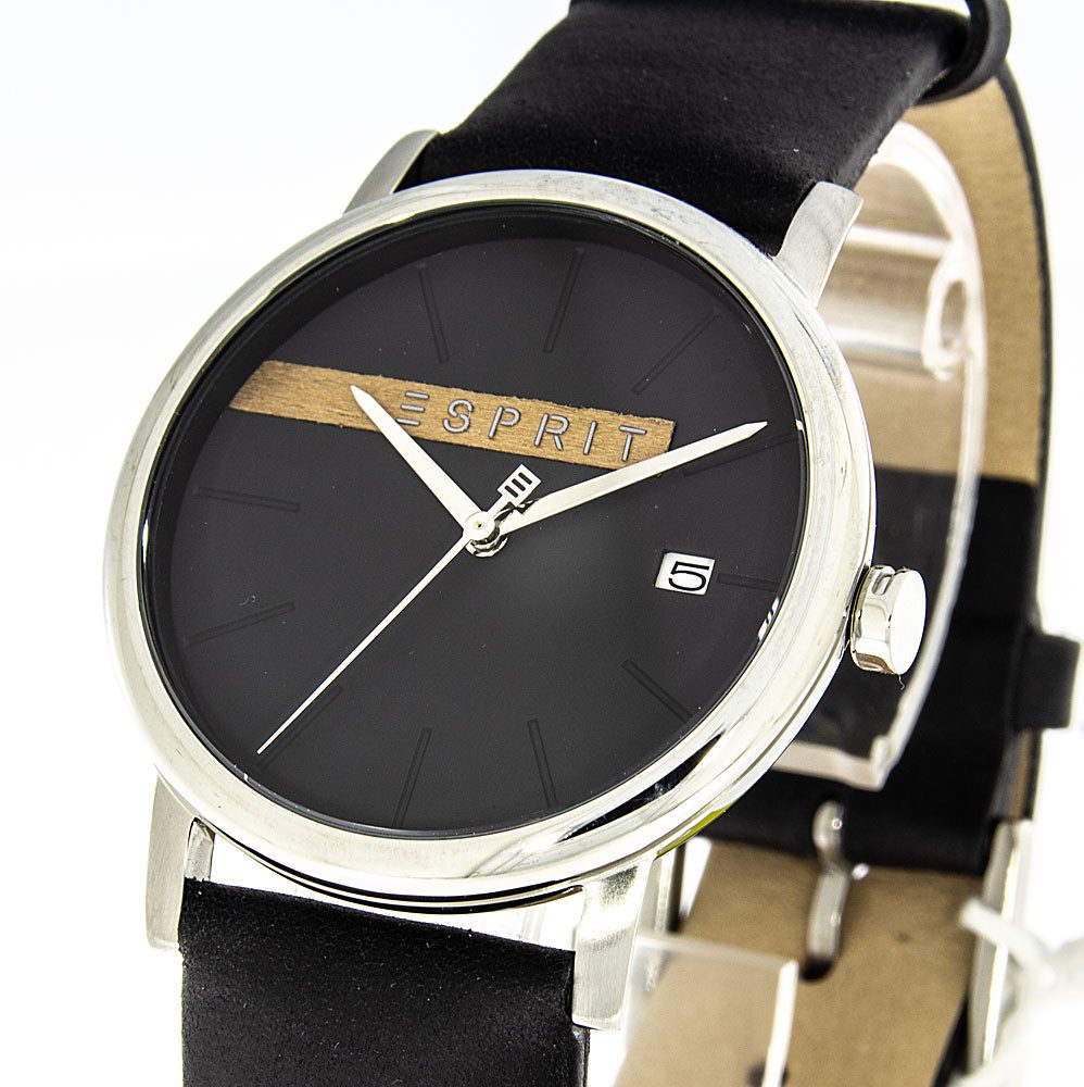 Chronograph ESPRIT Herrenuhr Timber Grey Black ES1G047L0035