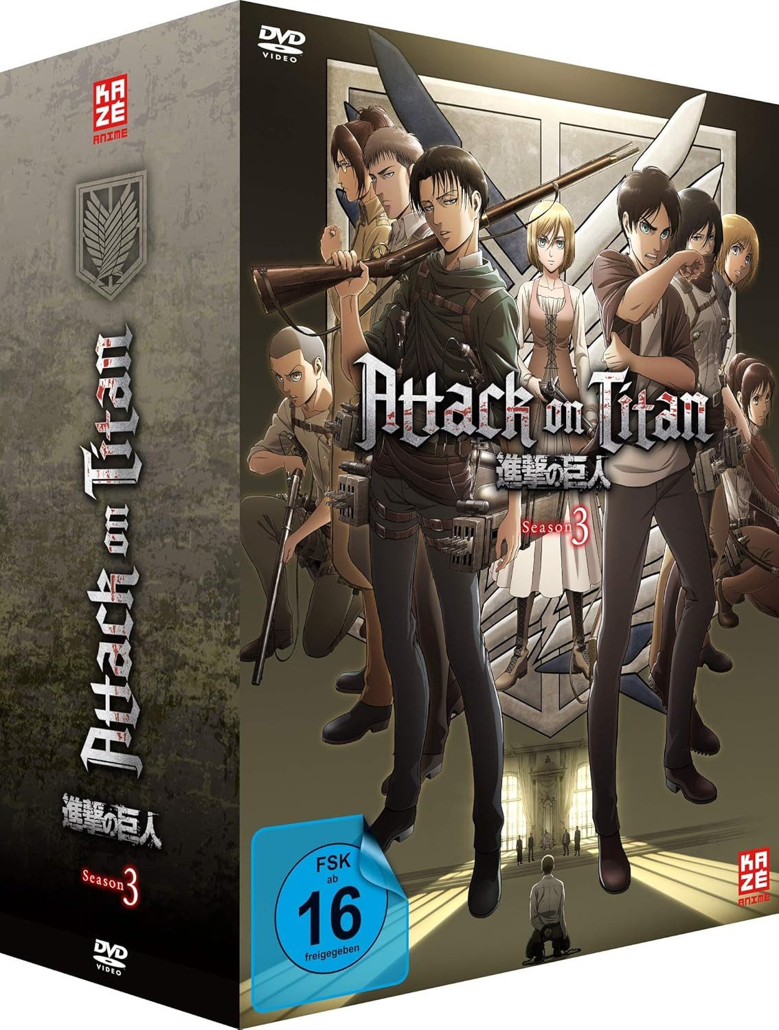 Crunchyroll DVD Attack on Titan - Staffel 3 Gesamtausgabe, (4-St., Box-Set)