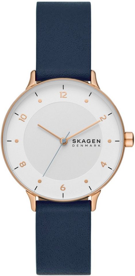 Skagen Quarzuhr RIIS, SKW3090, Gehäuse aus Edelstahl, Gehäuse-Ø ca. 36 mm