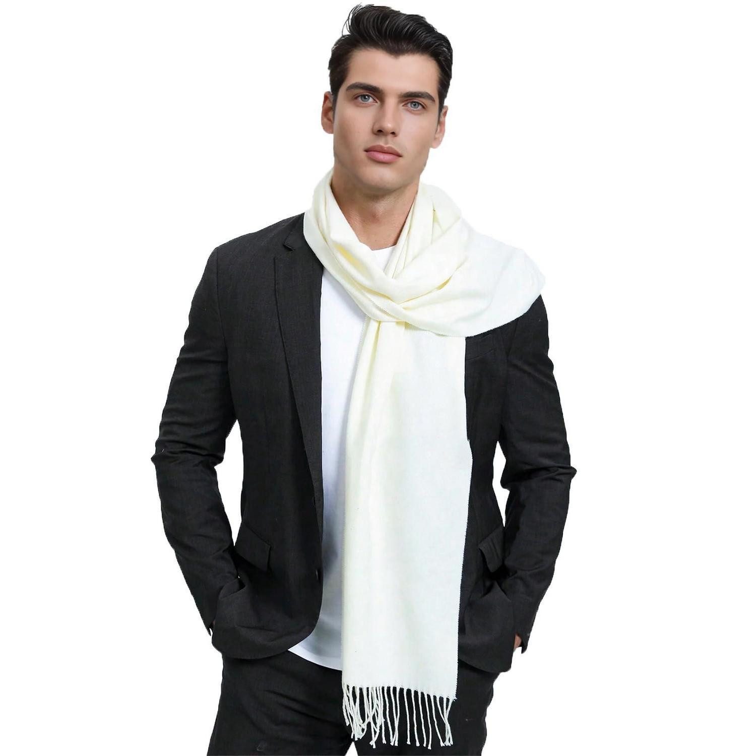 LuxusKollektion Strickschal Herren Schal Baumwolle Winter