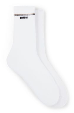 BOSS Socken 2P QS Iconic CC W (Packung, 2-Paar, 2er) mit BOSS-Logoschriftzug