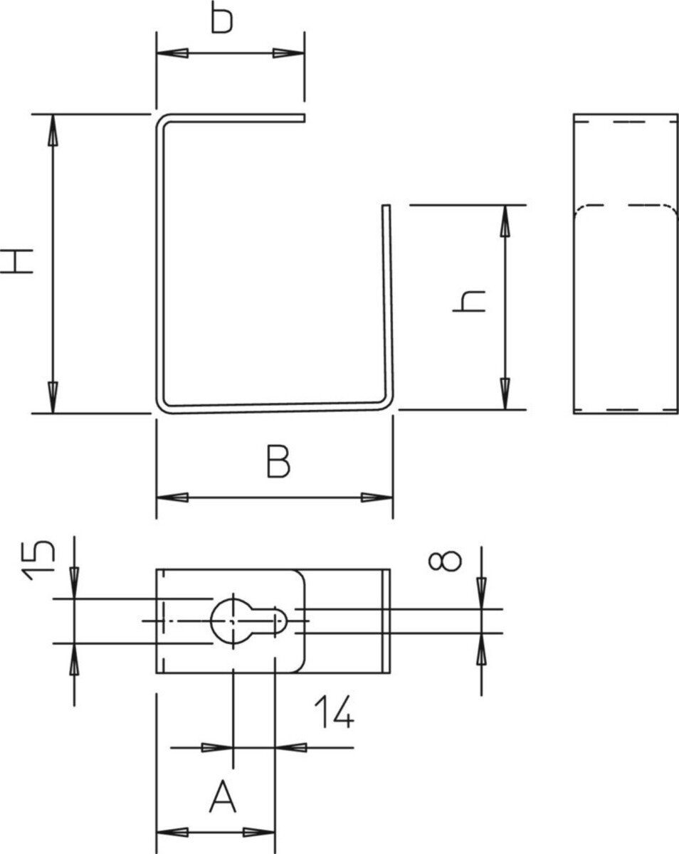 OBO OBO Trennbügel BETTERMANN Klemmen BSK-B1016 Bettermann