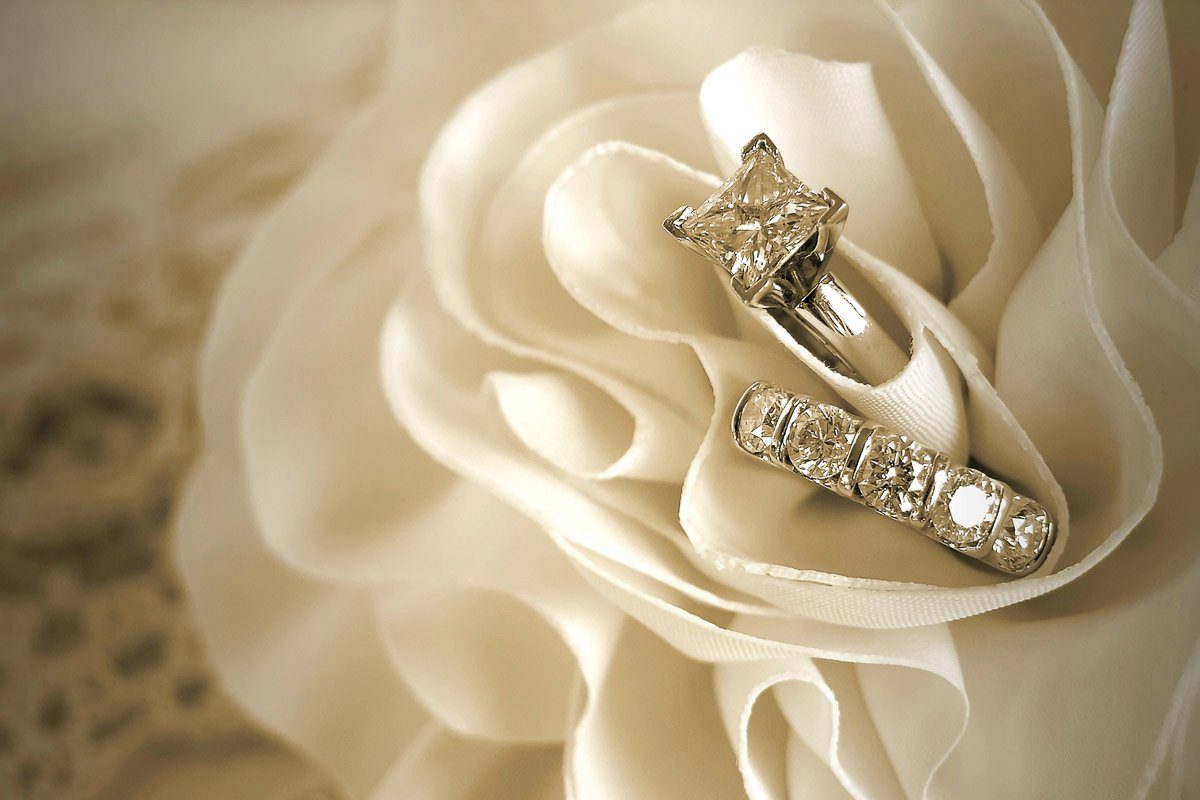 Papermoon Fototapete Ring in Rose | Fototapeten