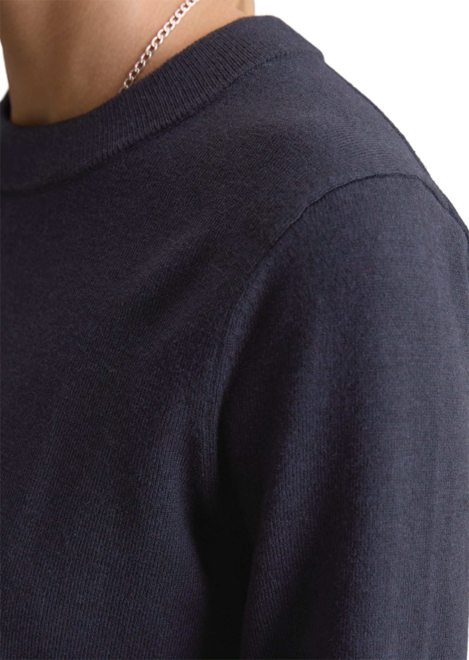 Marc O'Polo DENIM Rundhalspullover regular fit aus Soft Cotton Stretch