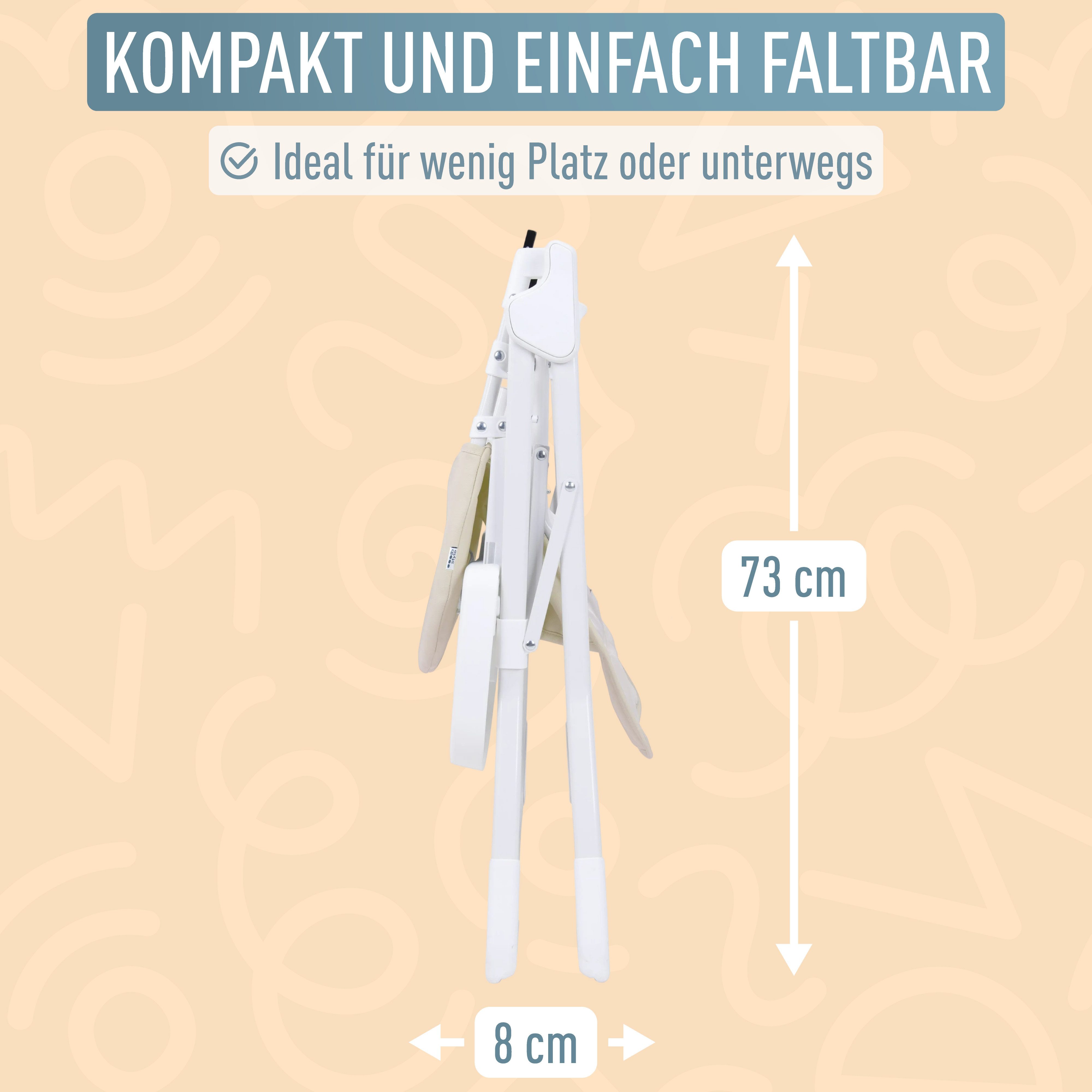 ib style Hochstuhl Leno, leicht (4kg) klappbar einfach zu reinigen günstig online kaufen