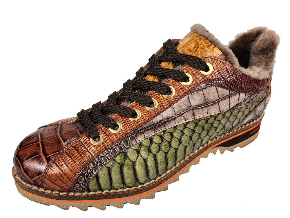 Lorenzi Lorenzi-13585-Bugatti Tejus Sneaker Lammfell Futter, günstig online kaufen