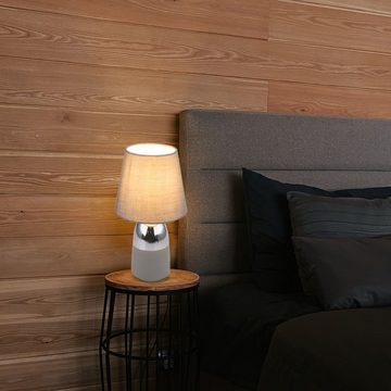 Globo Tischleuchte Tischlampe Schlafzimmer Tischleuchte Wohnzimmer mit Schalter Flur