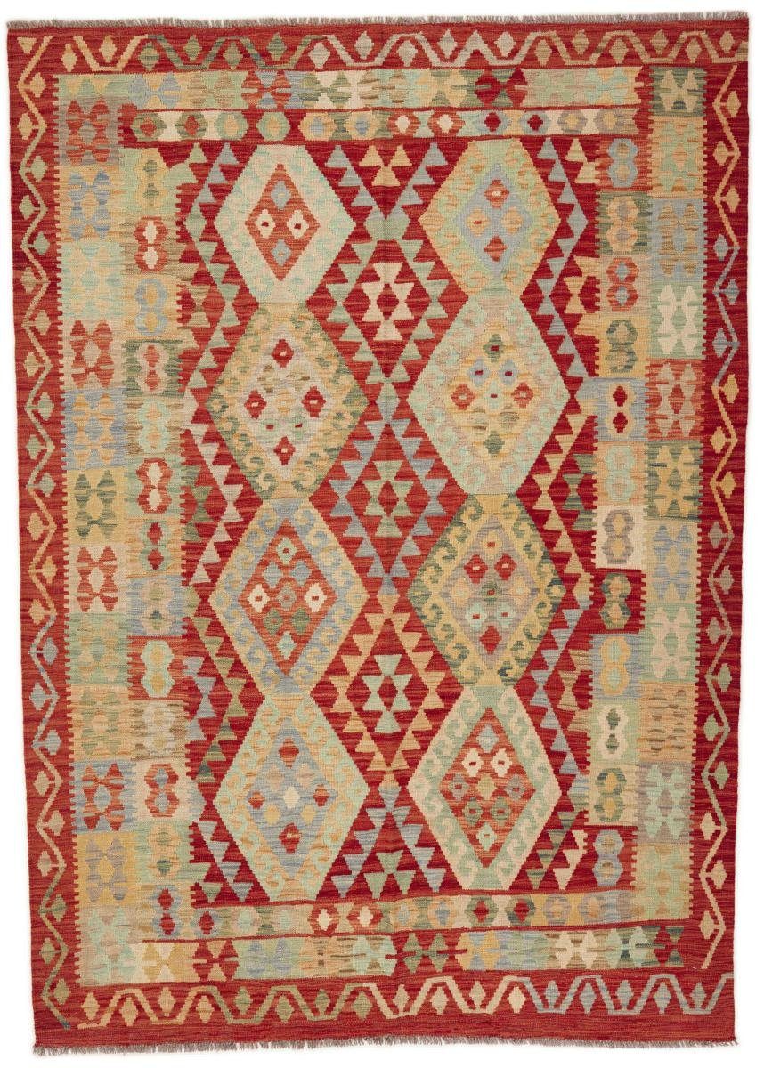 Orientteppich Kelim Afghan 179x254 Handgewebter Orientteppich, Nain Trading, rechteckig, Höhe: 3 mm