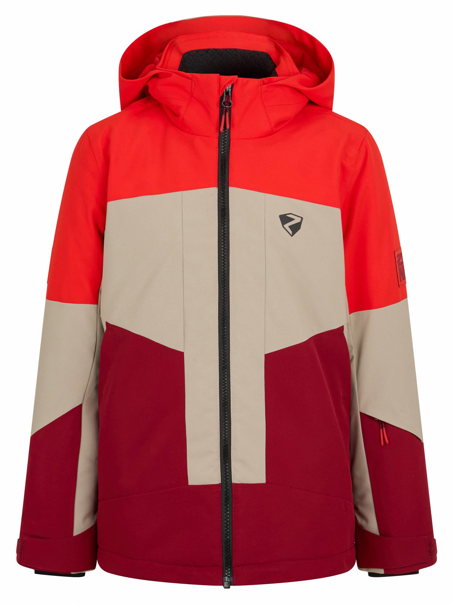 Ziener Skijacke AGIMO-Z AQUASHIELD® JUNGS wasser- u. winddicht, atmungsaktiv, warm, reflektierende Elemente