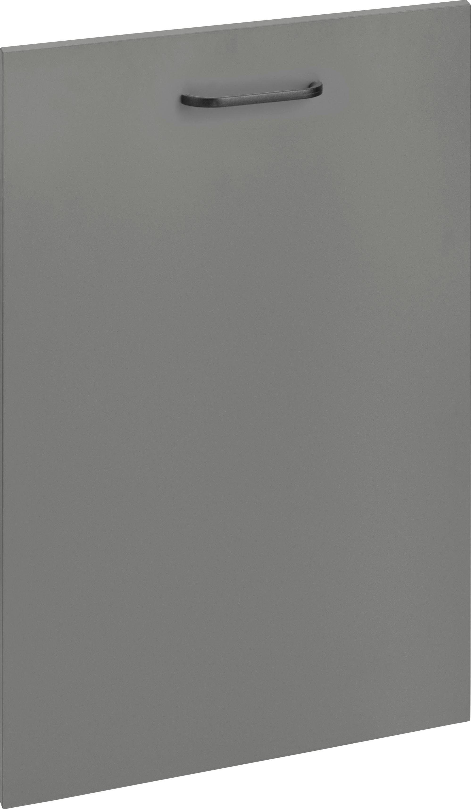 OPTIFIT Frontblende Elga, für vollintegrierbaren Geschirrspüler, Breite 45 cm basaltgrau/basaltgrau