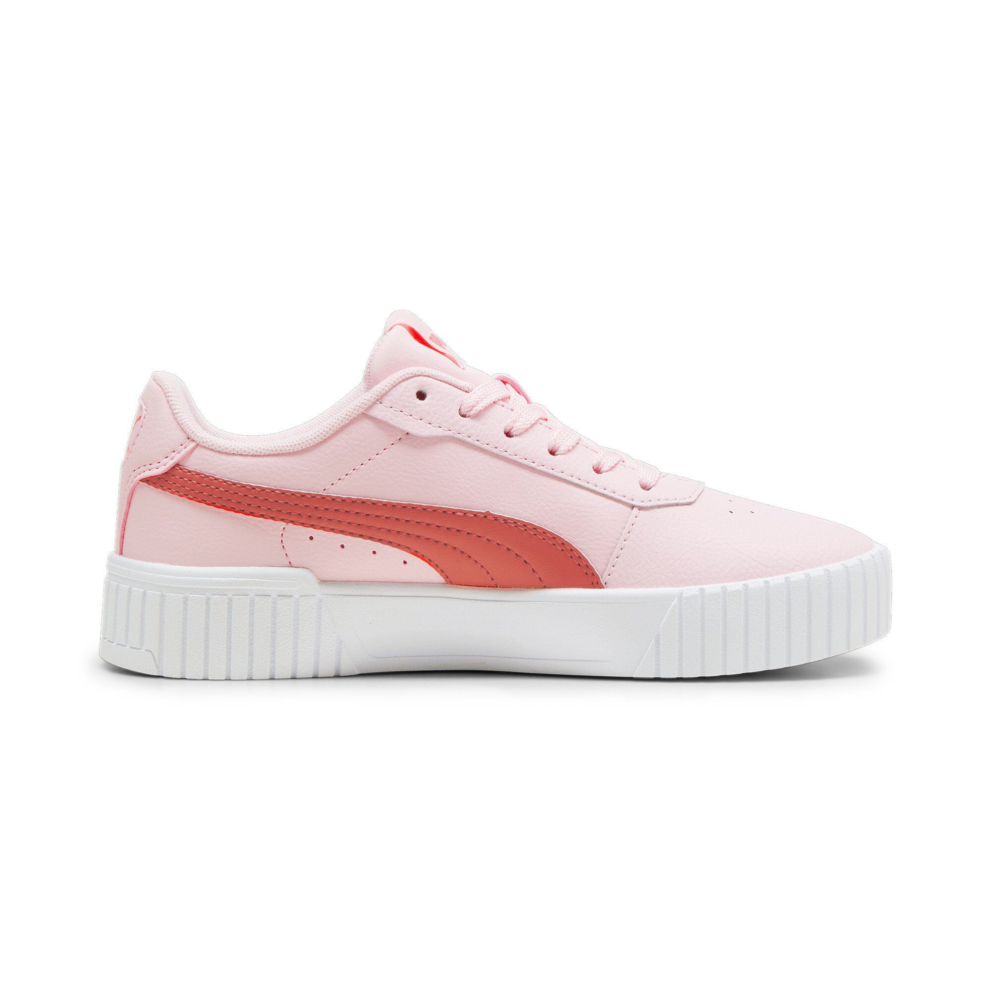 PUMA Carina Pink Red Active Whisp Of Sneakers White Jugendliche Sneaker 2.0