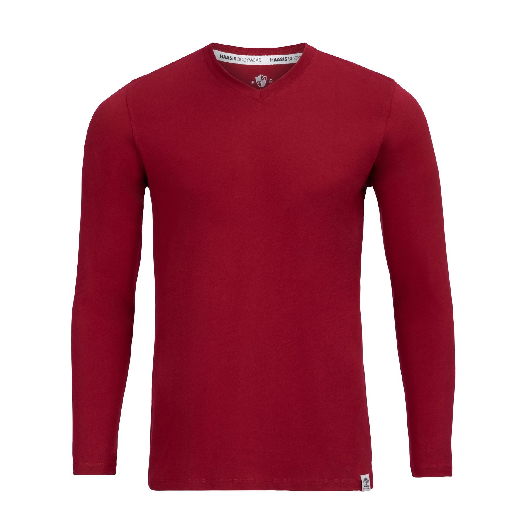 HAASIS Bodywear 1919 Langarmshirt 77114063-weinrot (1-tlg) günstig online kaufen