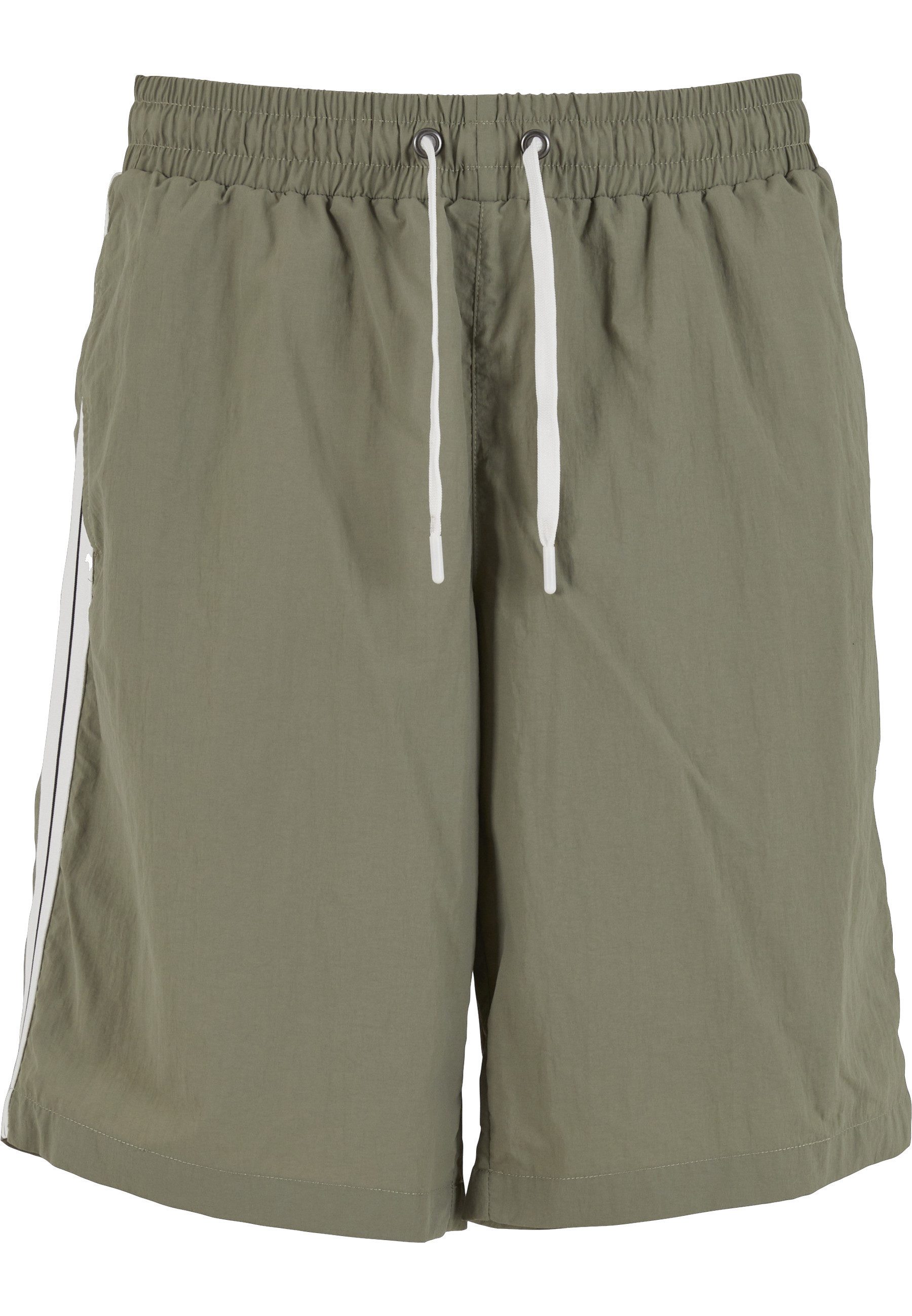 URBAN CLASSICS Badeshorts Urban Classics Board Shorts With Patched Stripe