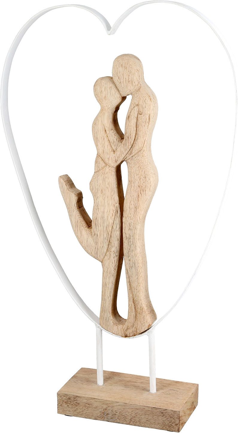 GILDE Skulptur Skulptur Herz Frisch verliebt