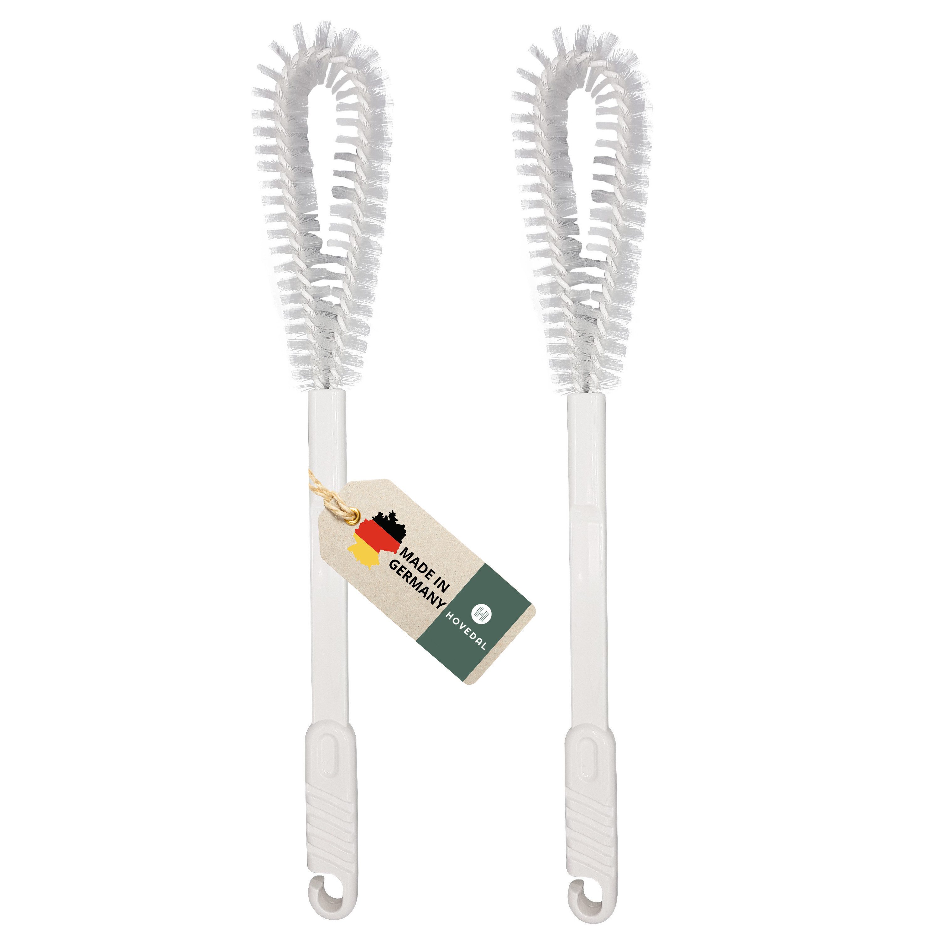 Hovedal WC-Reinigungsbürste 2er Set Urinalbürste, Bürste zur Urinal WC Reinigung, Biegsame Urinal Reinigungsbürste, Schmale Klobürste für Urinale