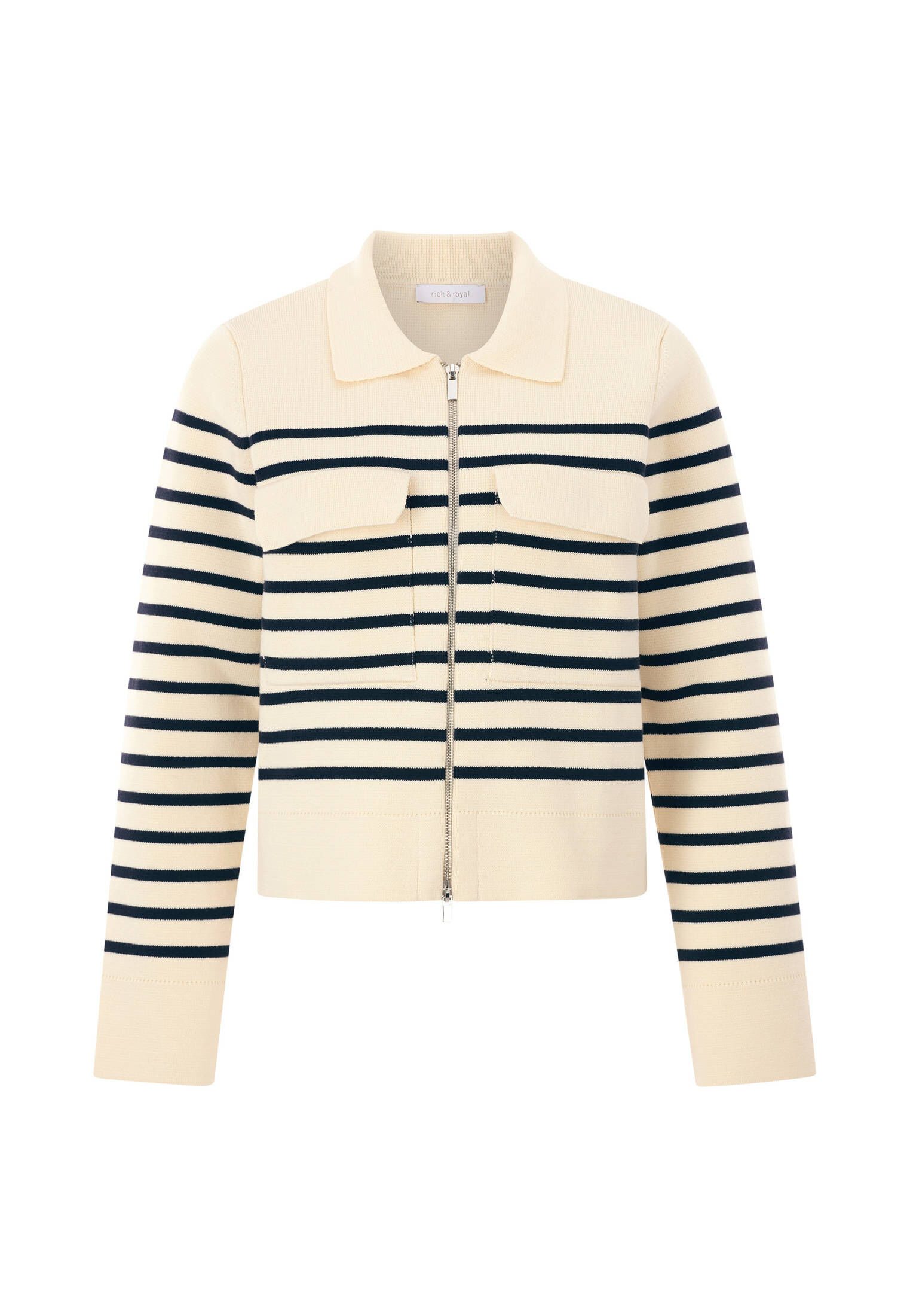 RICHROYAL Cardigan Damen Strickjacke mit Reißverschluss günstig online kaufen