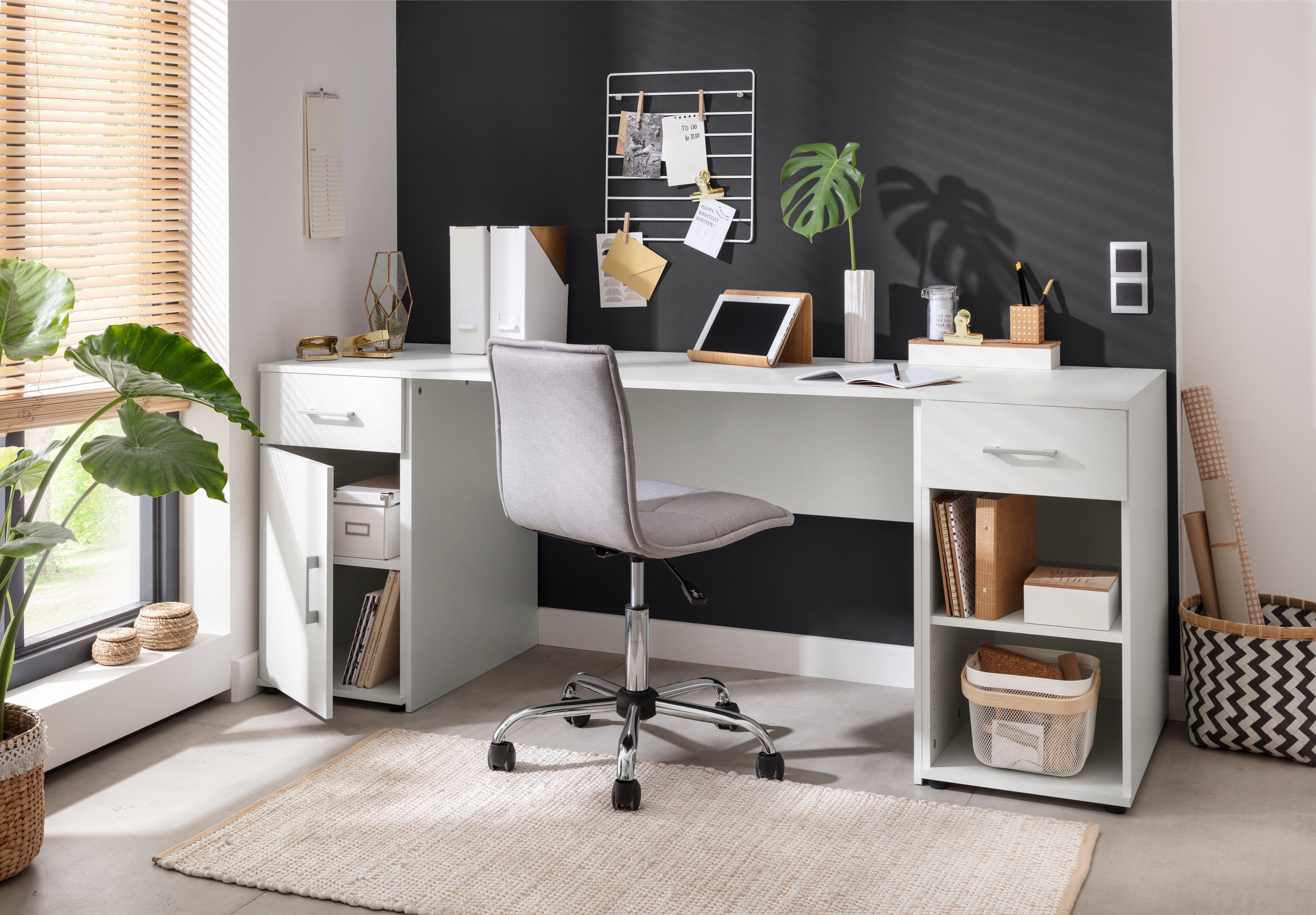 VOGL Möbelfabrik Büromöbel-Set Modila, (Set, 3-tlg), Set 3 tlg. Gesamtbreite 200 cm