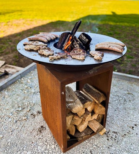 Czaja Feuerstelle »Czaja Feuerschale Lindau mit Feuerplatte Ø 80 cm