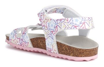 Geox J ADRIEL GIRL Sandale, Sommerschuh, Klettschuh, Sandalette, mit Schnallenverschluss