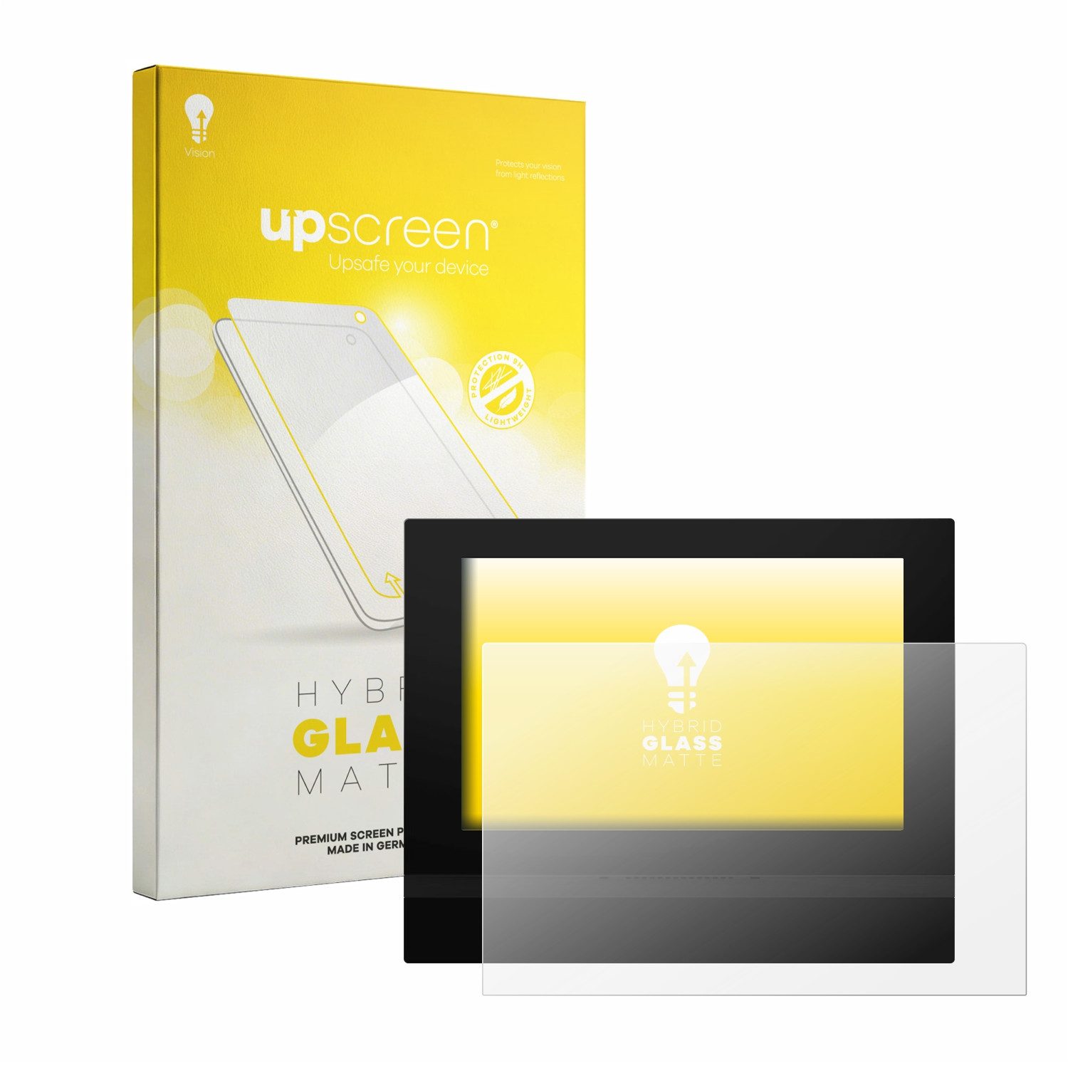 upscreen Displayschutzglas Folie für 2N Indoor Talk, Schutzfolie Glas Panzer Display Schutz matt
