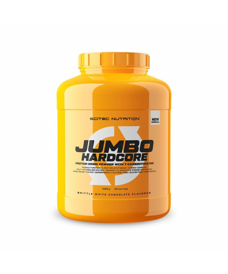 Scitec Nutrition Scitec Jumbo Hardcore 3060g - Krokant weiße schokolade Pulver, 3.06 g, Pulver