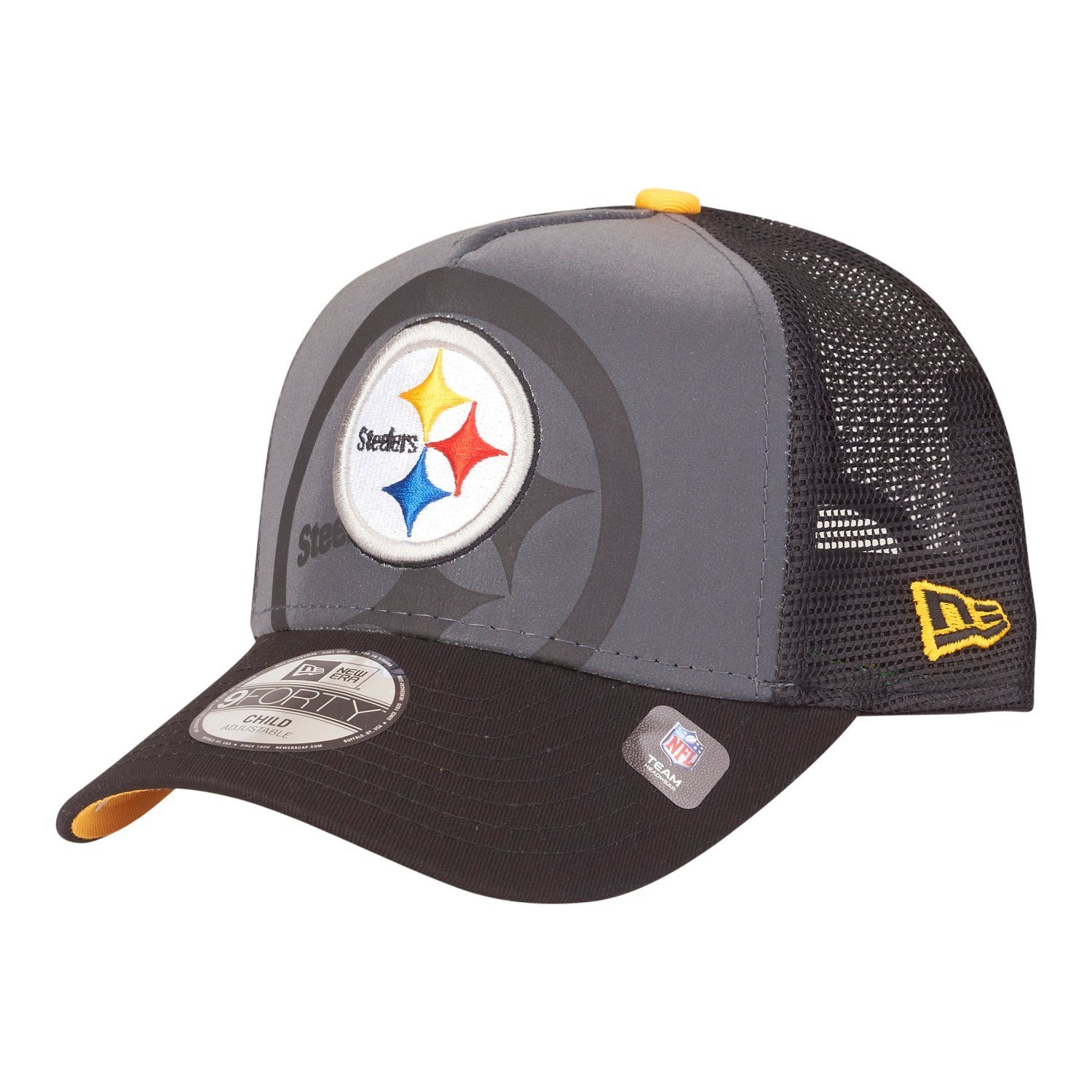 New Era Baseball Cap AFrame Trucker NFL Teams Pittsburgh Steelers