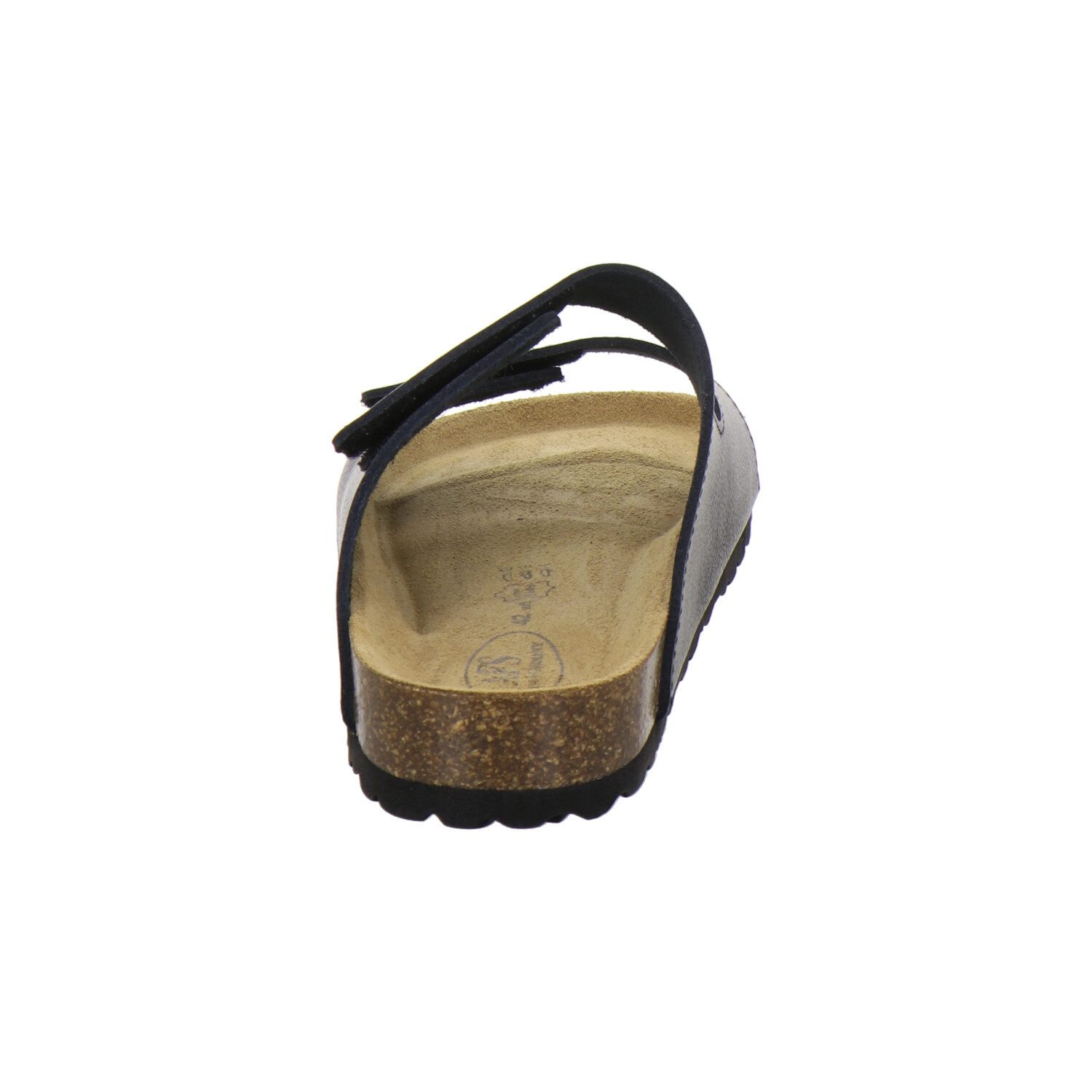 AFS-Schuhe 310823 Klettverschluss Pantolette für Herren aus Leder mit Fußbett, Made in Germany