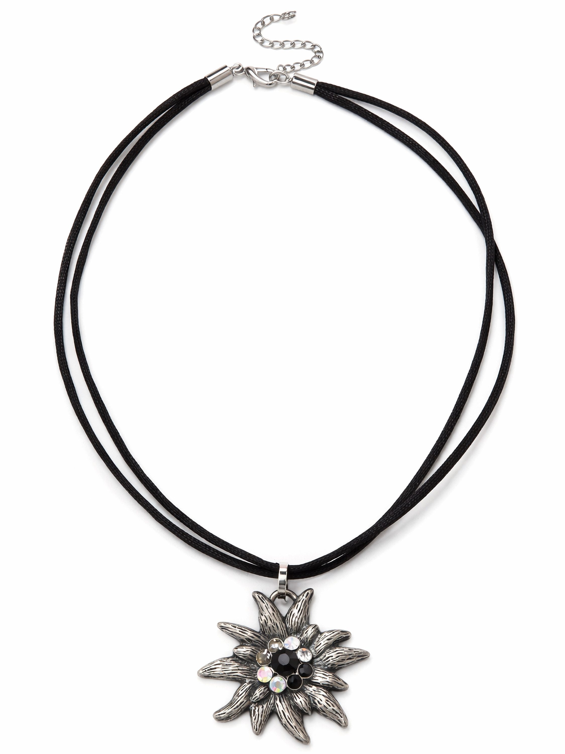 Allgäu Rebell Collier Maria, mit Edelweiß