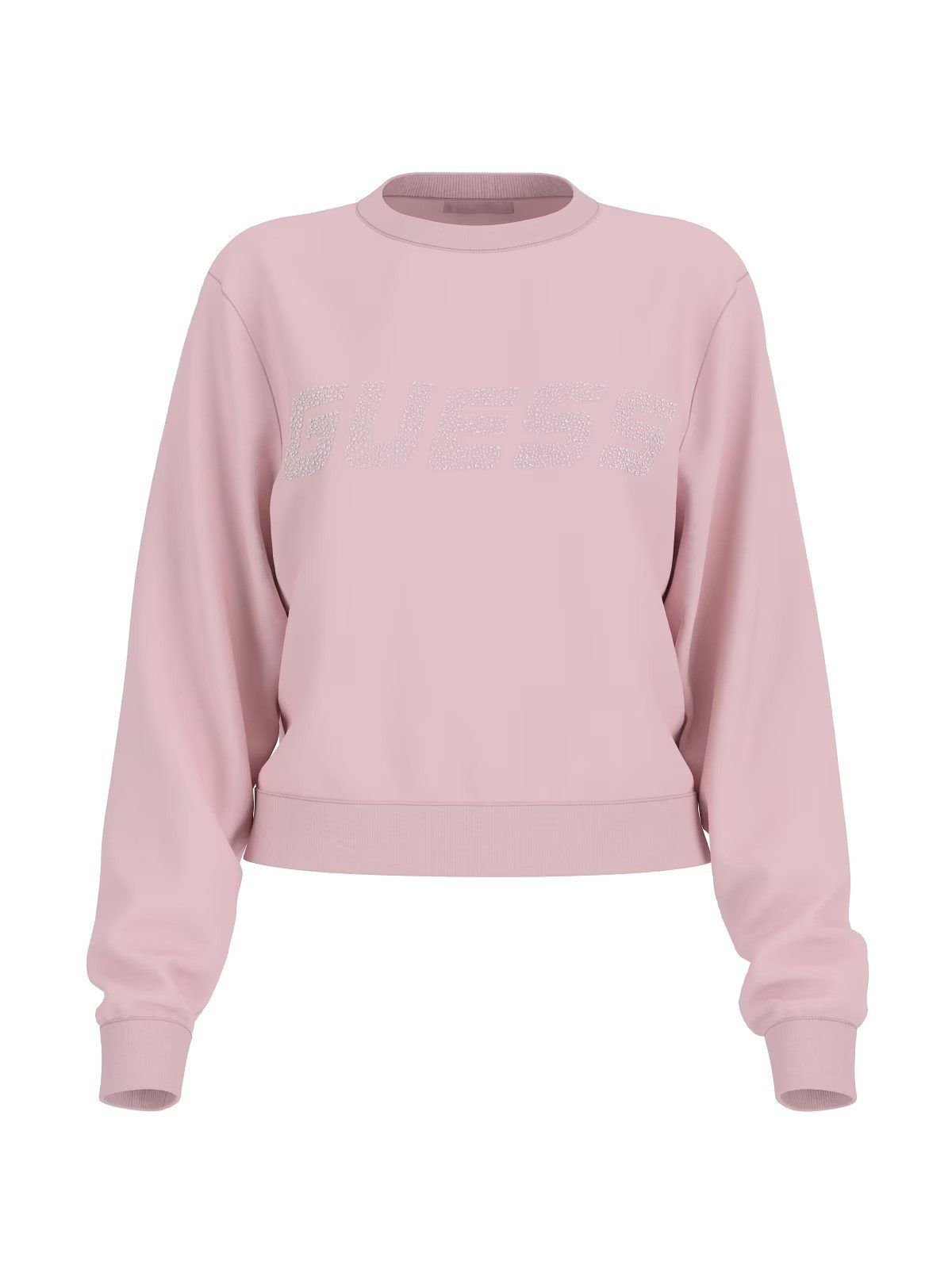 Guess Sweatshirt - Sweatshirt mit GUESS Glitzerlogo - SILVY LOGO RHINESTONES