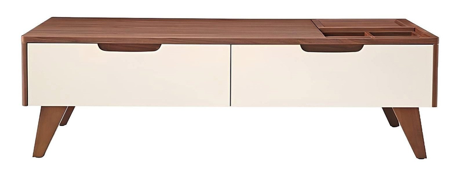 JVmoebel Sideboard Holz Sideboard mit Regalen und Stauraum für Unterhaltungselektronik (Sideboard), Made in Europa